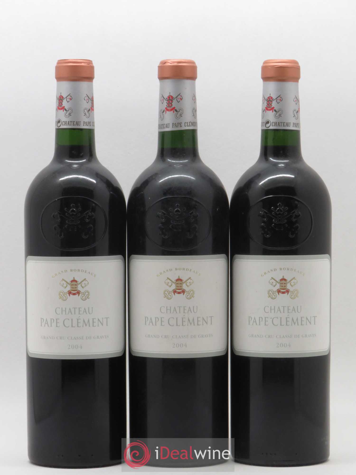 Château Pape Clément Cru Classé de Graves 2004 - Lot de 3 bouteilles - 0