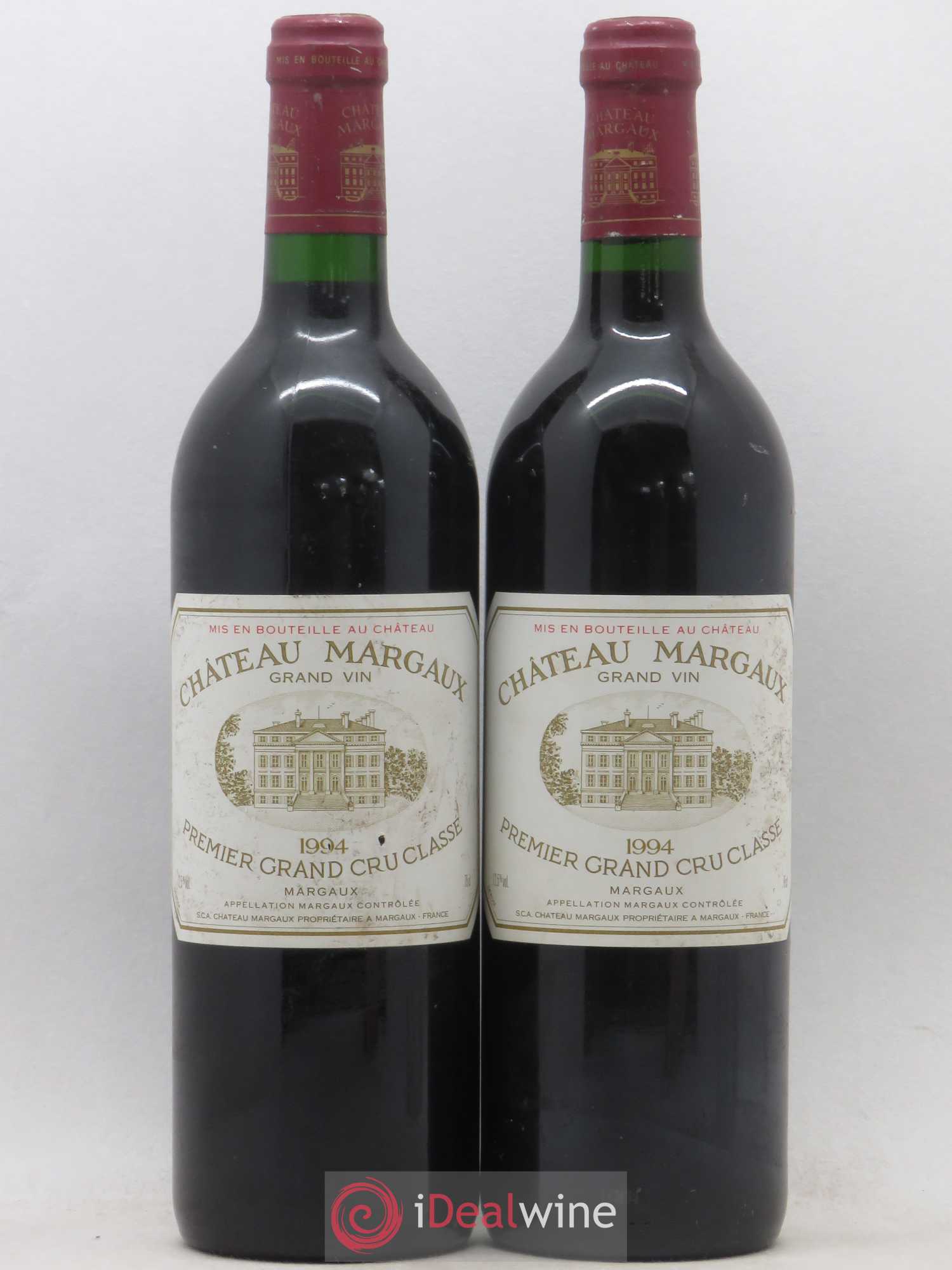 Château Margaux 1er Grand Cru Classé 1994 - Lot de 2 bouteilles - 0