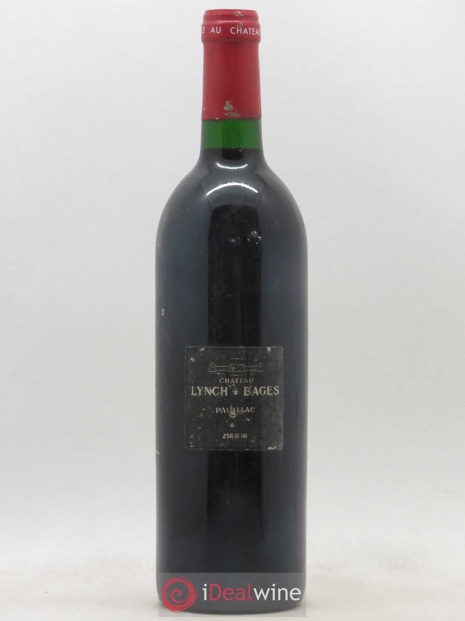 Château Lynch Bages 5ème Grand Cru Classé 1990 - Lot de 1 bouteille - 1