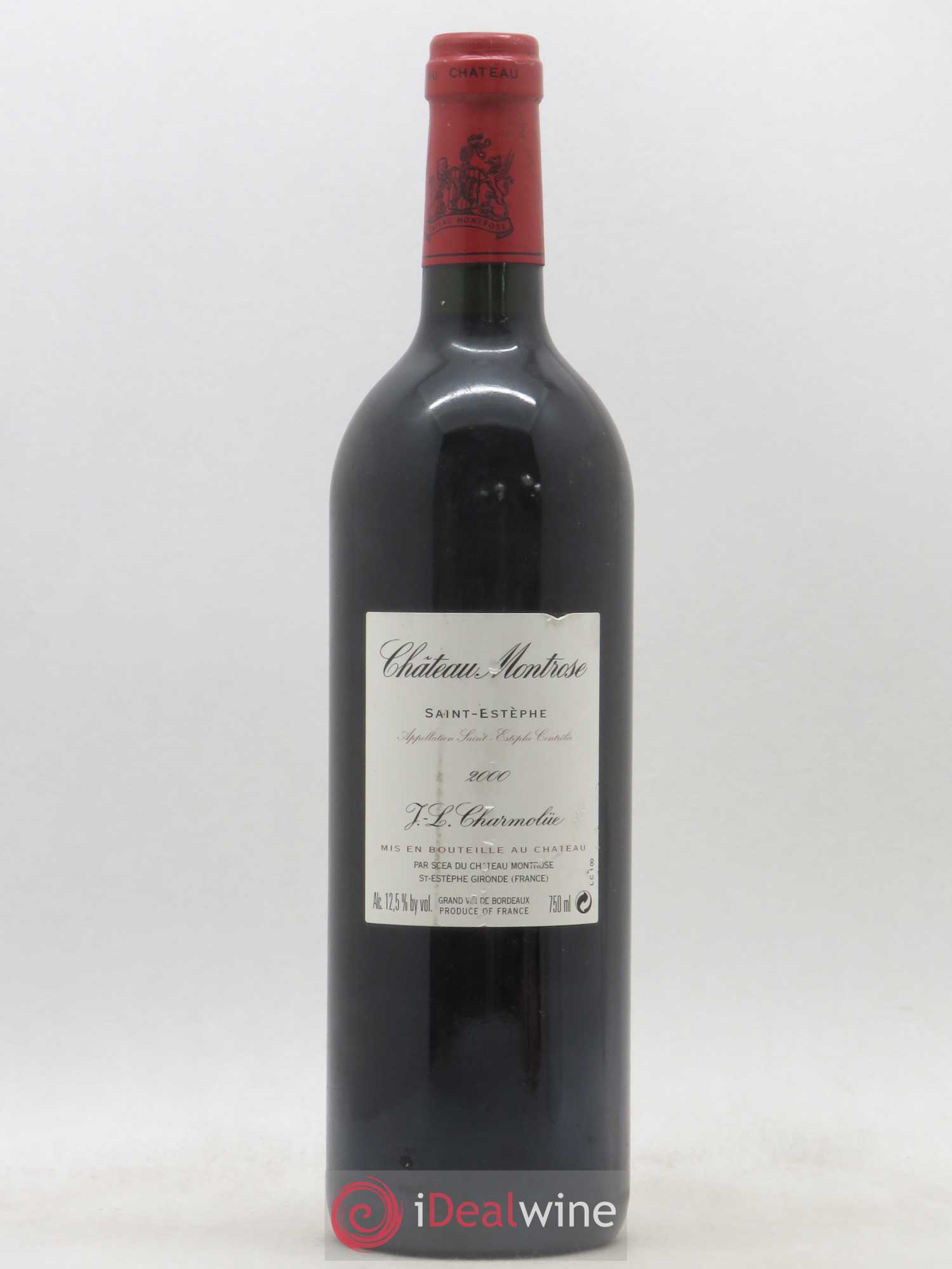 Château Montrose 2ème Grand Cru Classé 2000 - Lot de 1 bouteille - 1