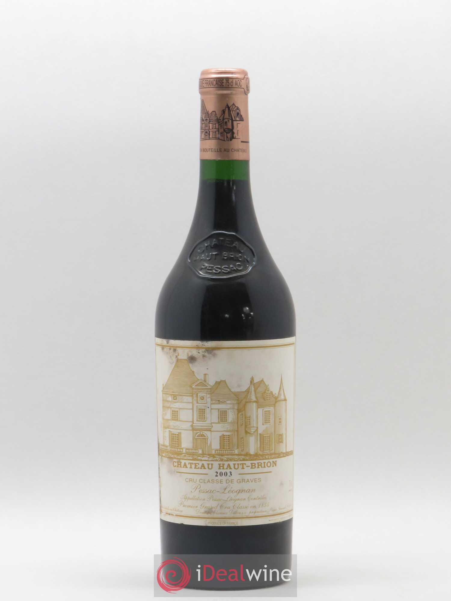 Château Haut Brion 1er Grand Cru Classé 2003 - Lot de 1 bouteille - 0