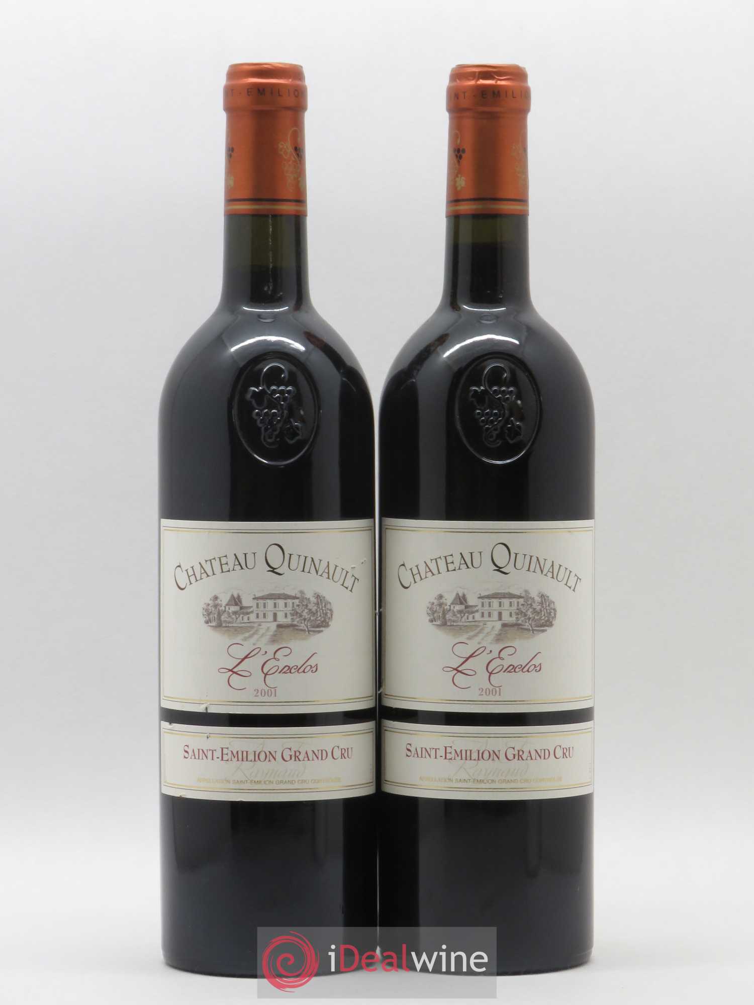 Château Quinault L'Enclos 2001 - Lot de 2 bouteilles - 0