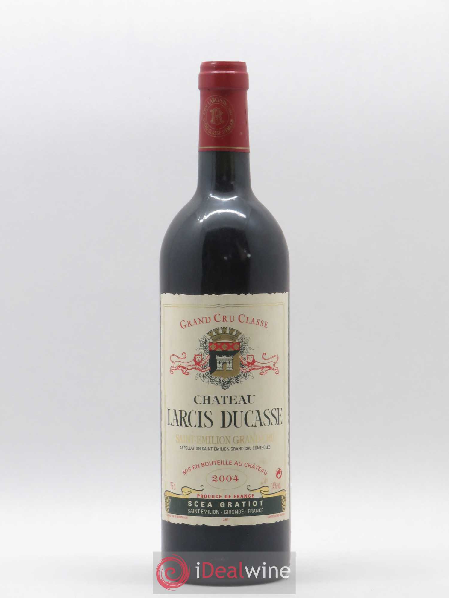 Château Larcis Ducasse 1er Grand Cru Classé B 2004 - Lot de 1 bouteille - 0