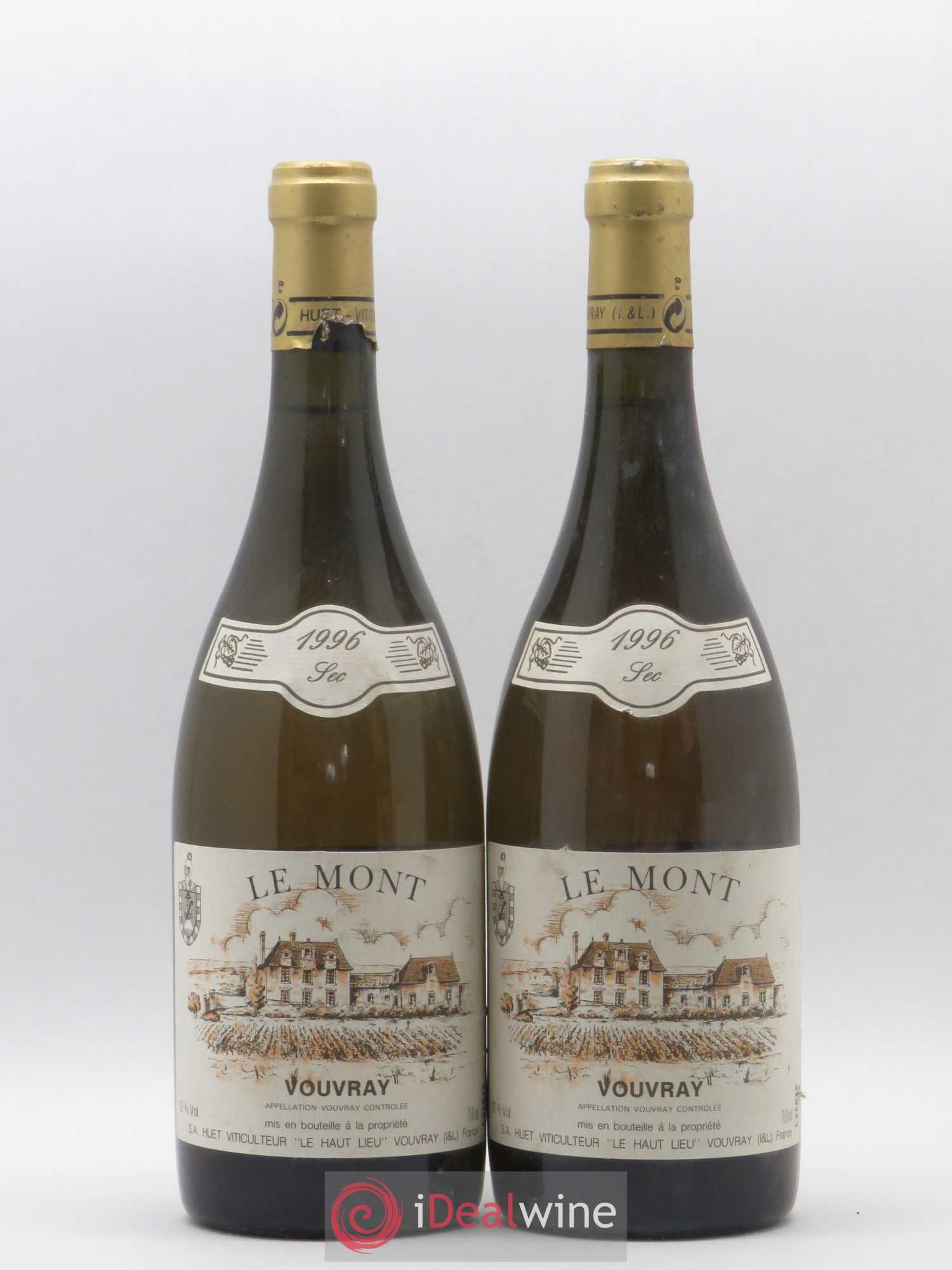 Vouvray Le Mont Sec Domaine Huet 1996 - Lot de 2 bouteilles - 0