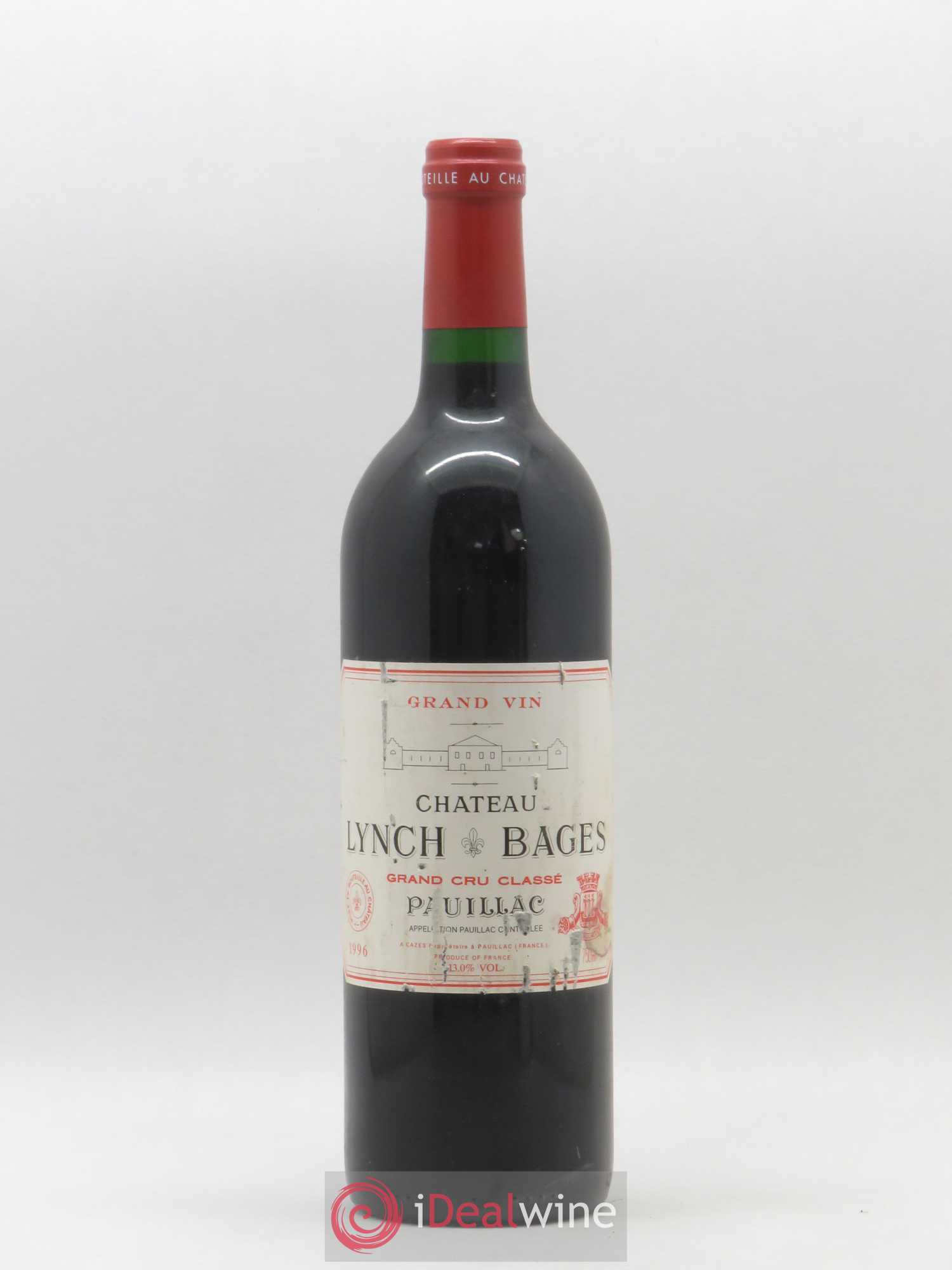 Château Lynch Bages 5ème Grand Cru Classé 1996 - Lot de 1 bouteille - 0