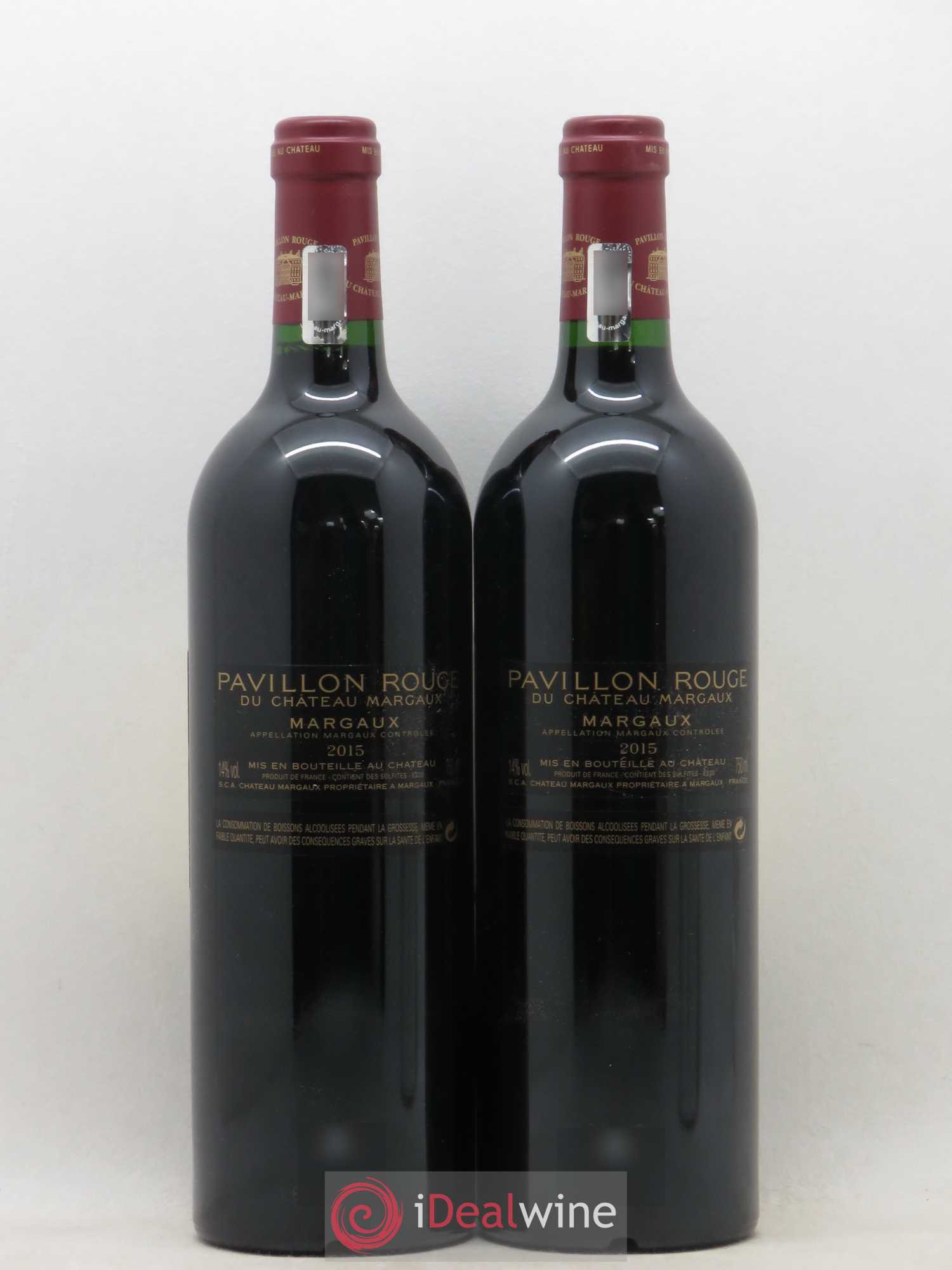 Pavillon Rouge du Château Margaux Second Vin 2015 - Lot de 2 bouteilles - 1