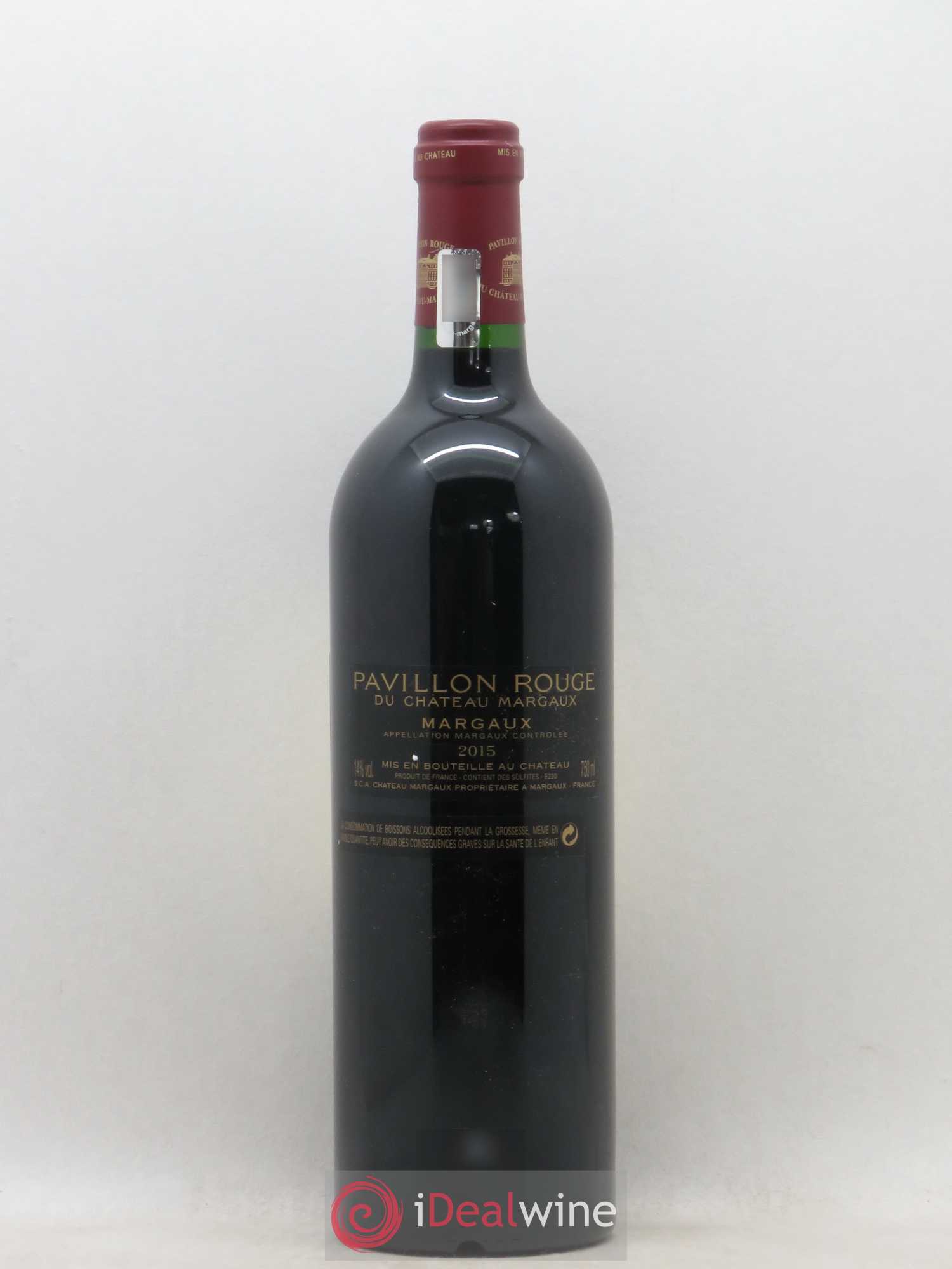 Pavillon Rouge du Château Margaux Second Vin 2015 - Lot de 1 bouteille - 1