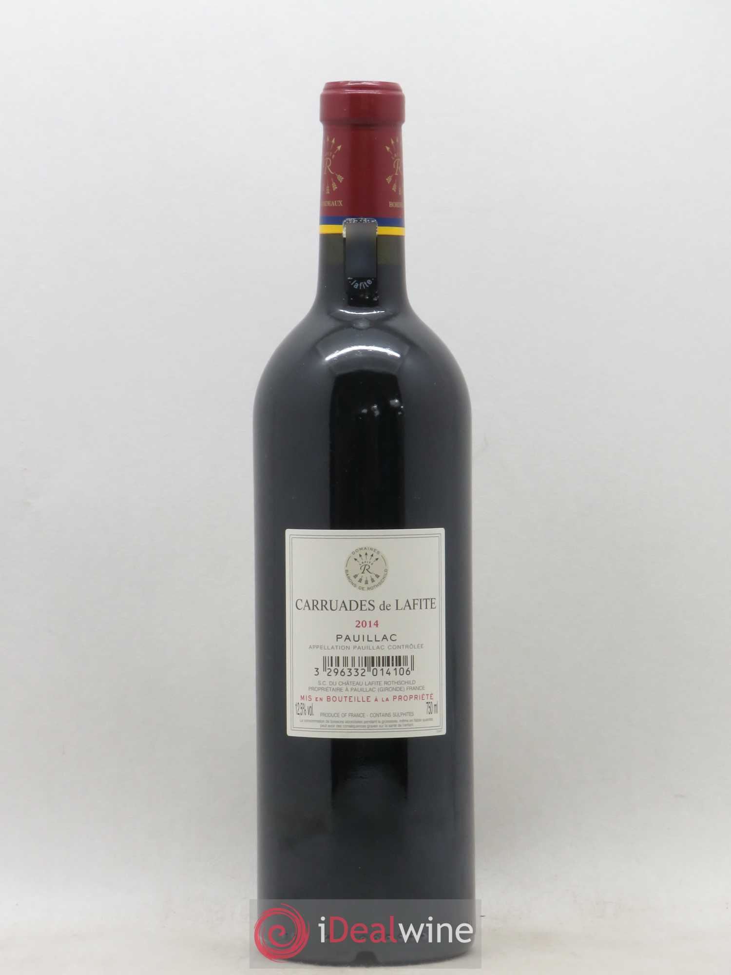 Carruades de Lafite Rothschild Second Vin 2014 - Lot de 1 bouteille - 1