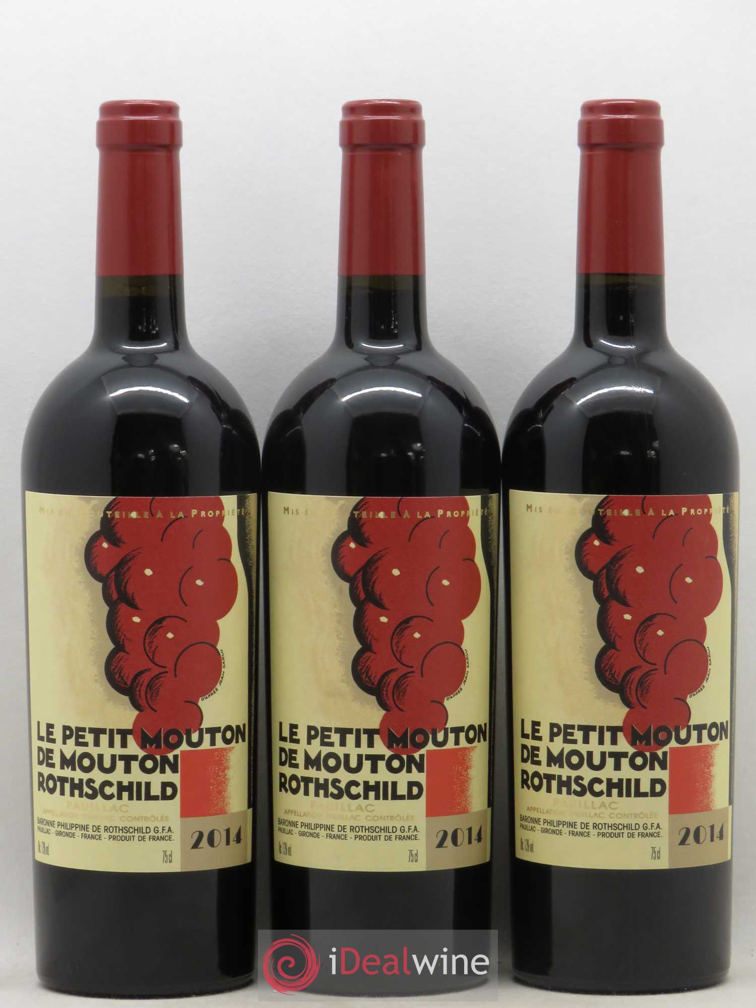 Petit Mouton Second Vin 2014 - Lot de 3 bouteilles - 0