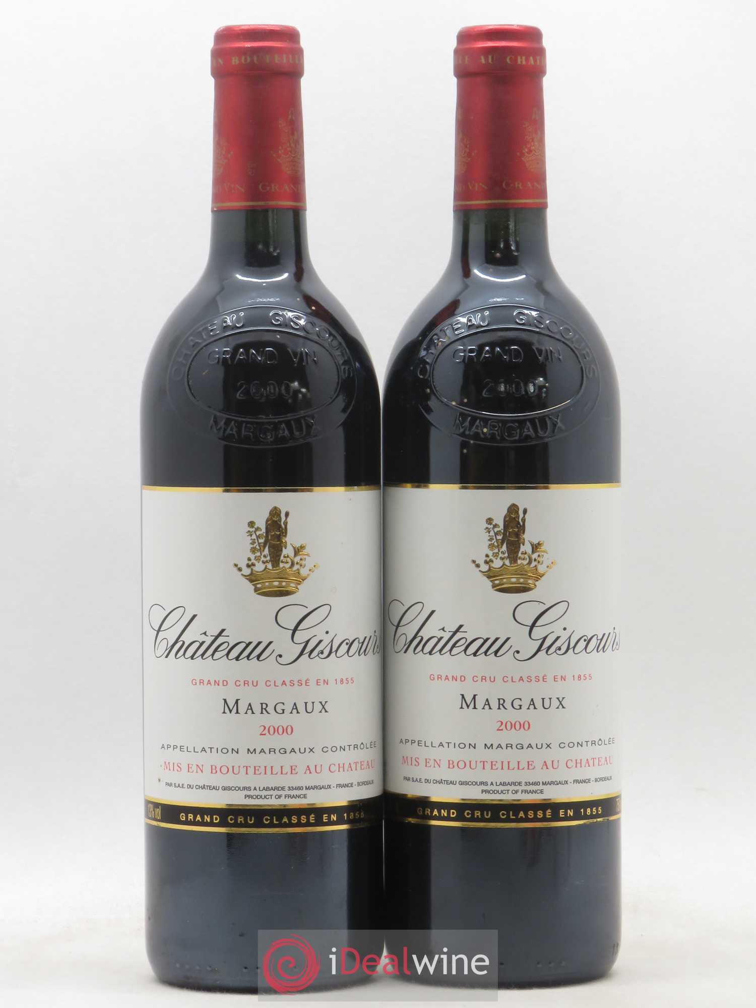 Château Giscours 3ème Grand Cru Classé 2000 - Lot de 2 bouteilles - 0