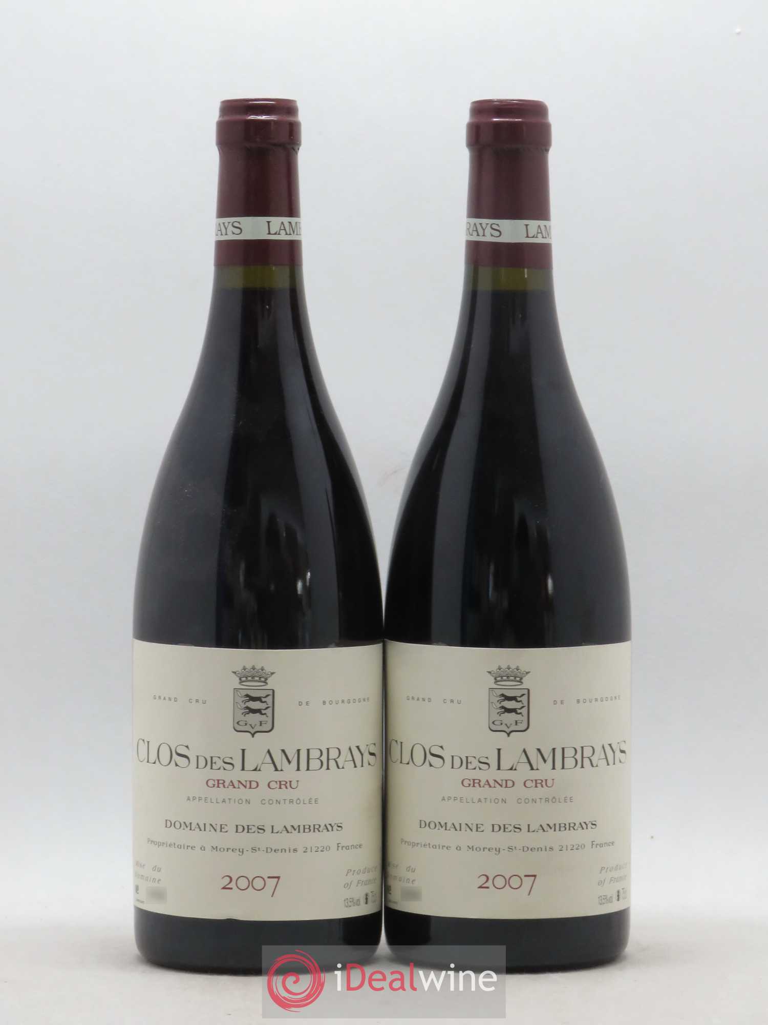 Clos des Lambrays Grand Cru Domaine des Lambrays 2007 - Lot de 2 bouteilles - 0
