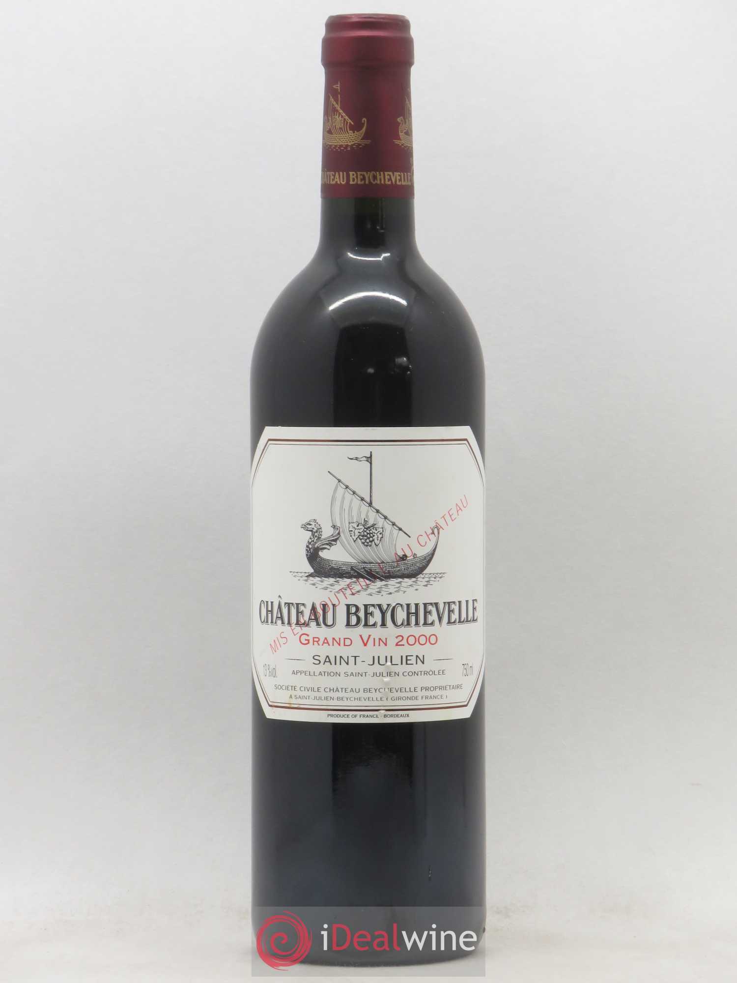 Château Beychevelle 4ème Grand Cru Classé 2000 - Lot de 1 bouteille - 0