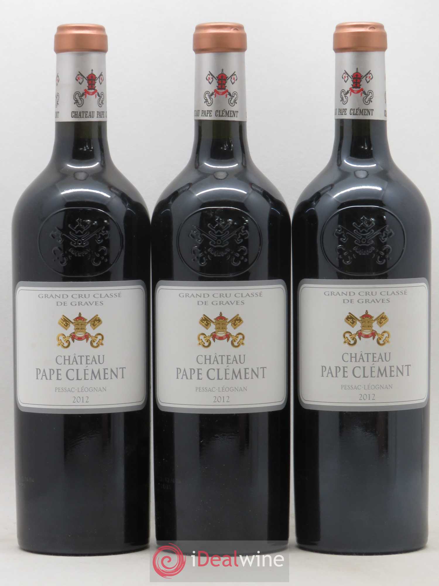 Château Pape Clément Cru Classé de Graves 2012 - Lot de 3 bouteilles - 0