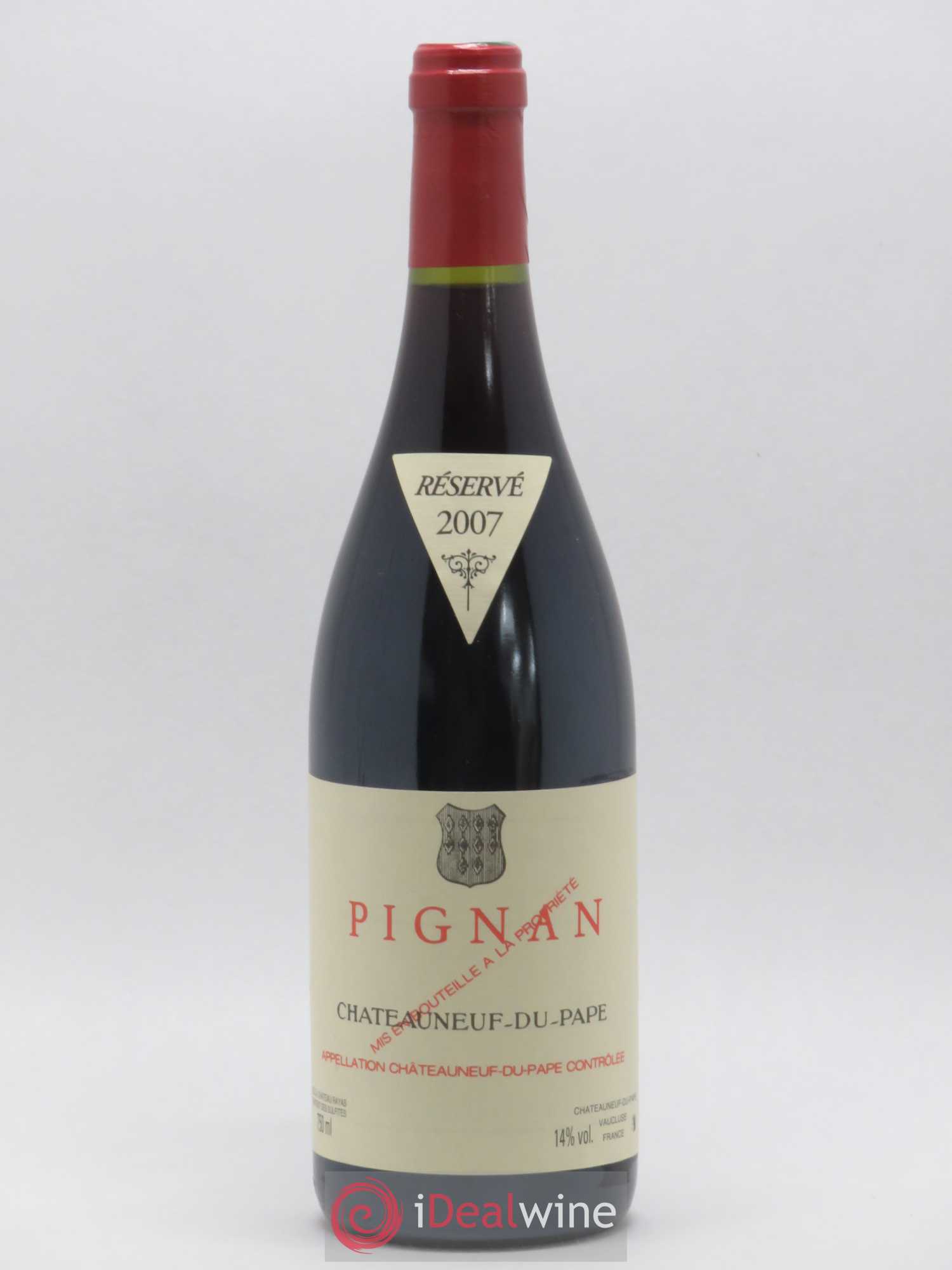 Châteauneuf-du-Pape Pignan Emmanuel Reynaud 2007 - Lot de 1 bouteille - 0