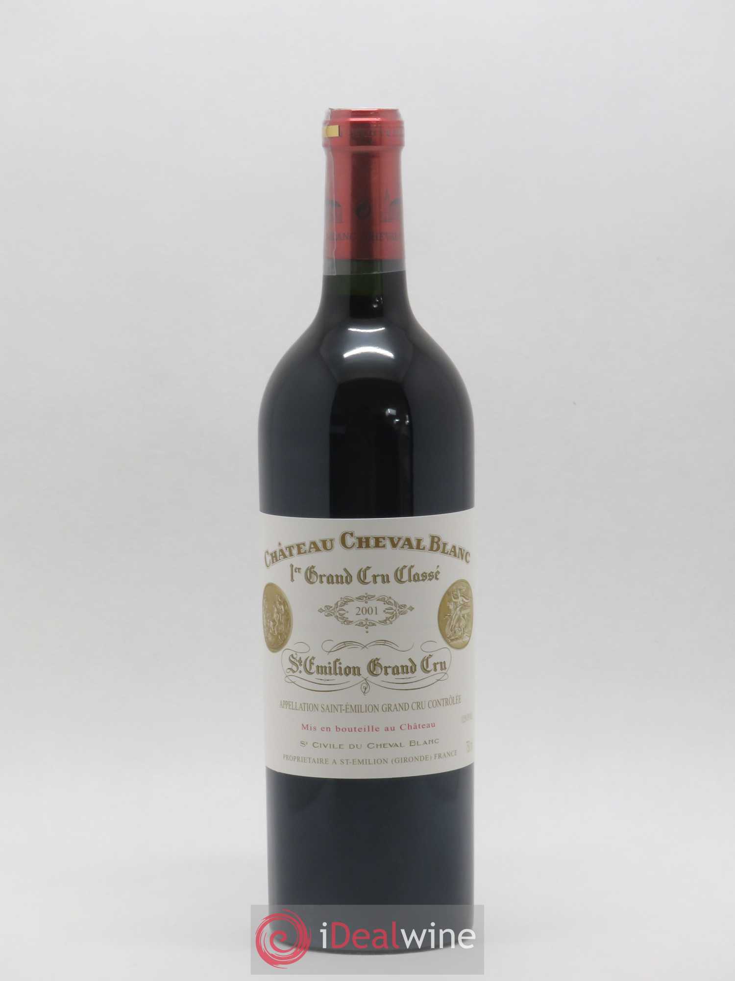 Château Cheval Blanc 1er Grand Cru Classé A 2001 - Lot de 1 bouteille - 0