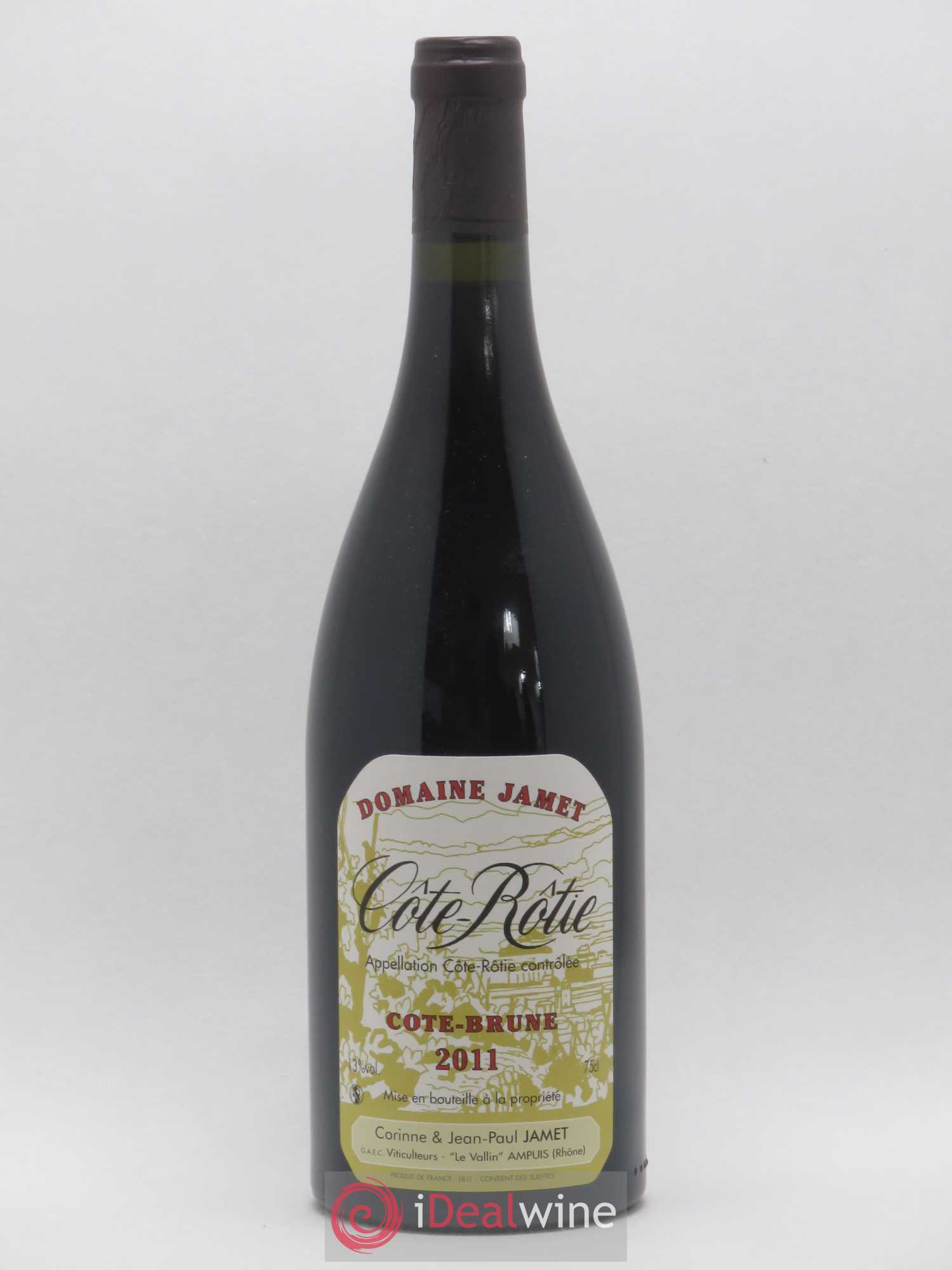 Côte-Rôtie Côte Brune Jamet (Domaine) 2011 - Lot de 1 bouteille - 0