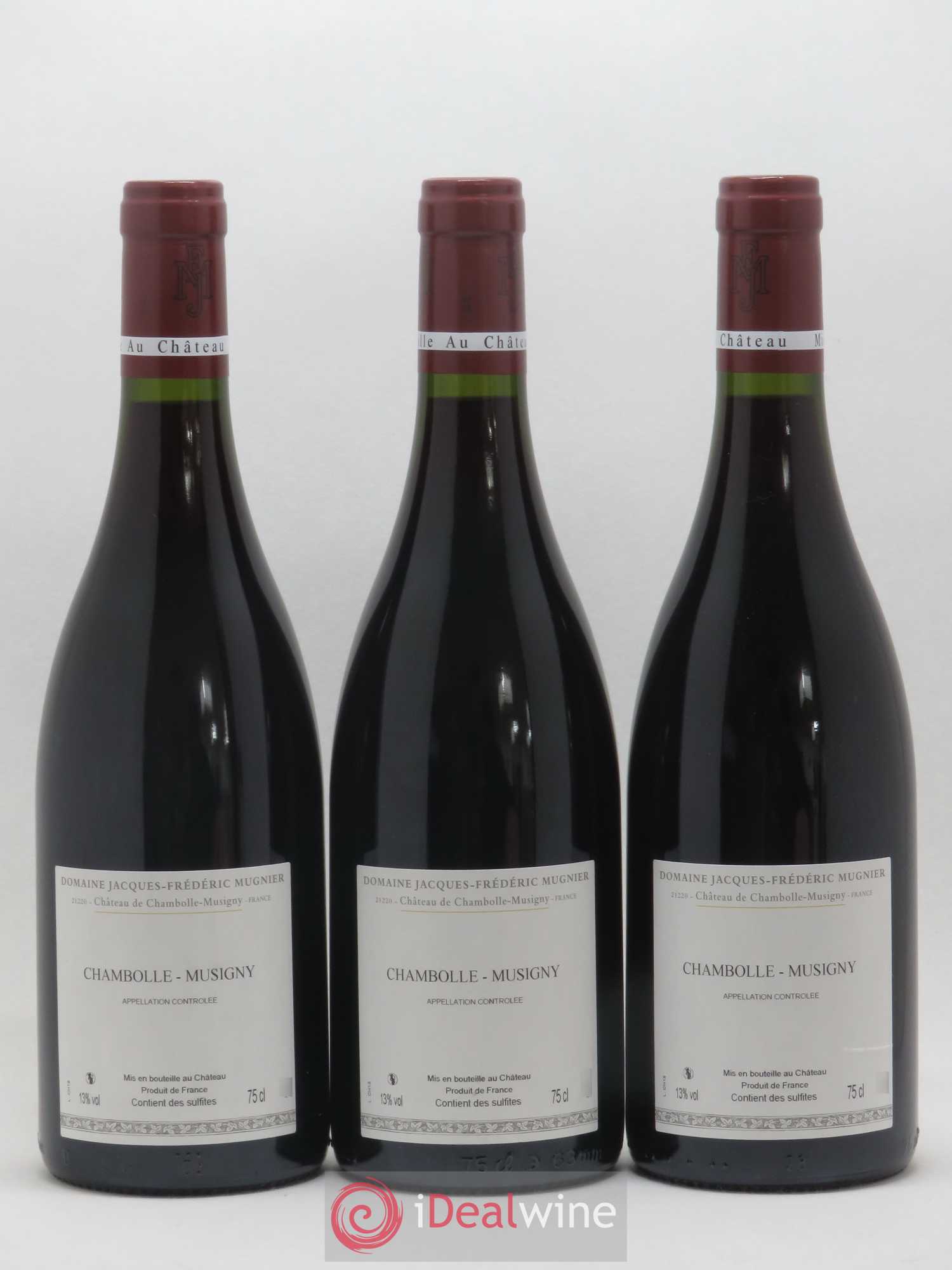 Chambolle-Musigny Jacques-Frédéric Mugnier 2018 - Lot de 3 bouteilles - 1