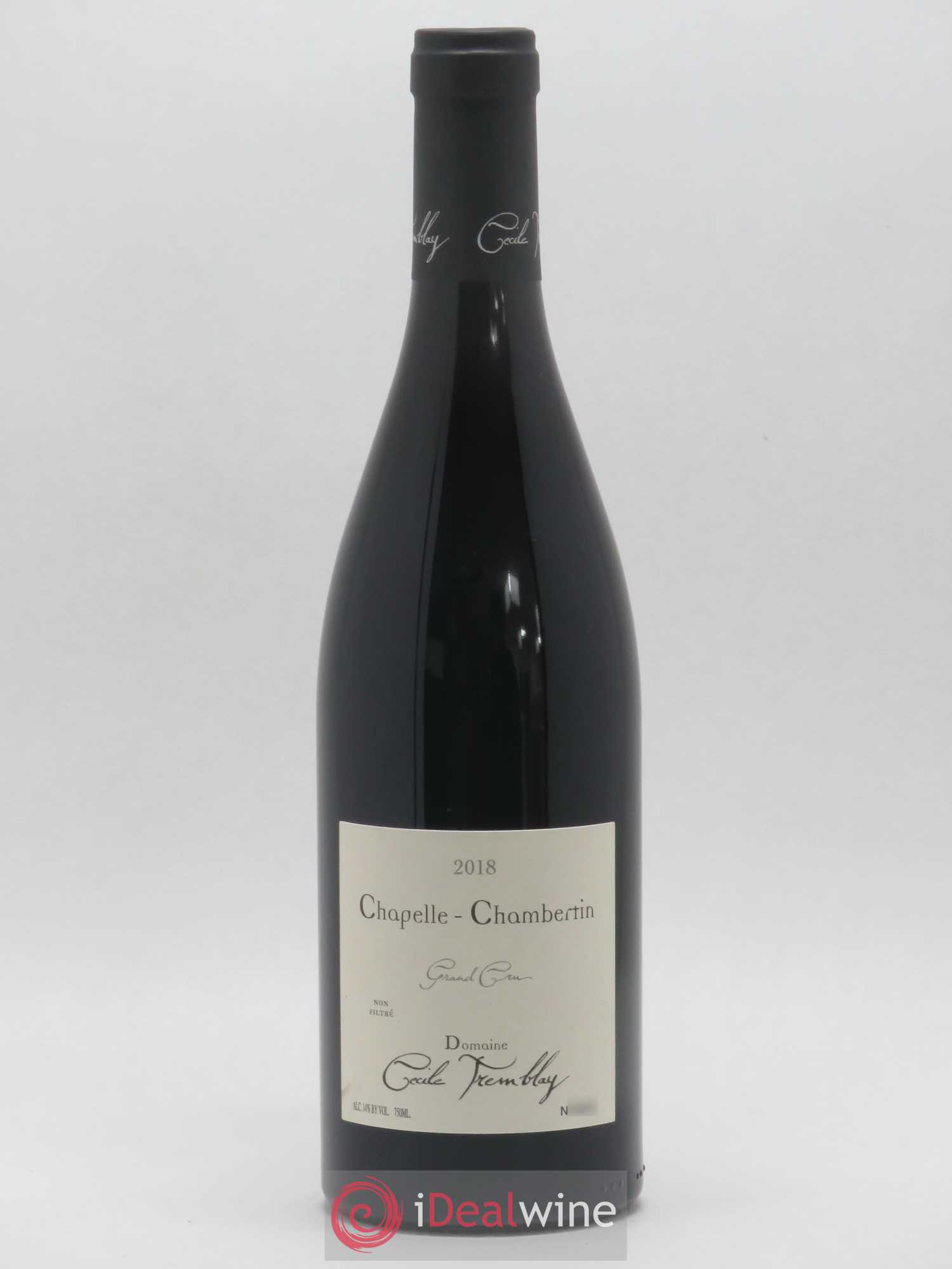 Chapelle-Chambertin Grand Cru Cécile Tremblay 2018 - Lot de 1 bouteille - 0
