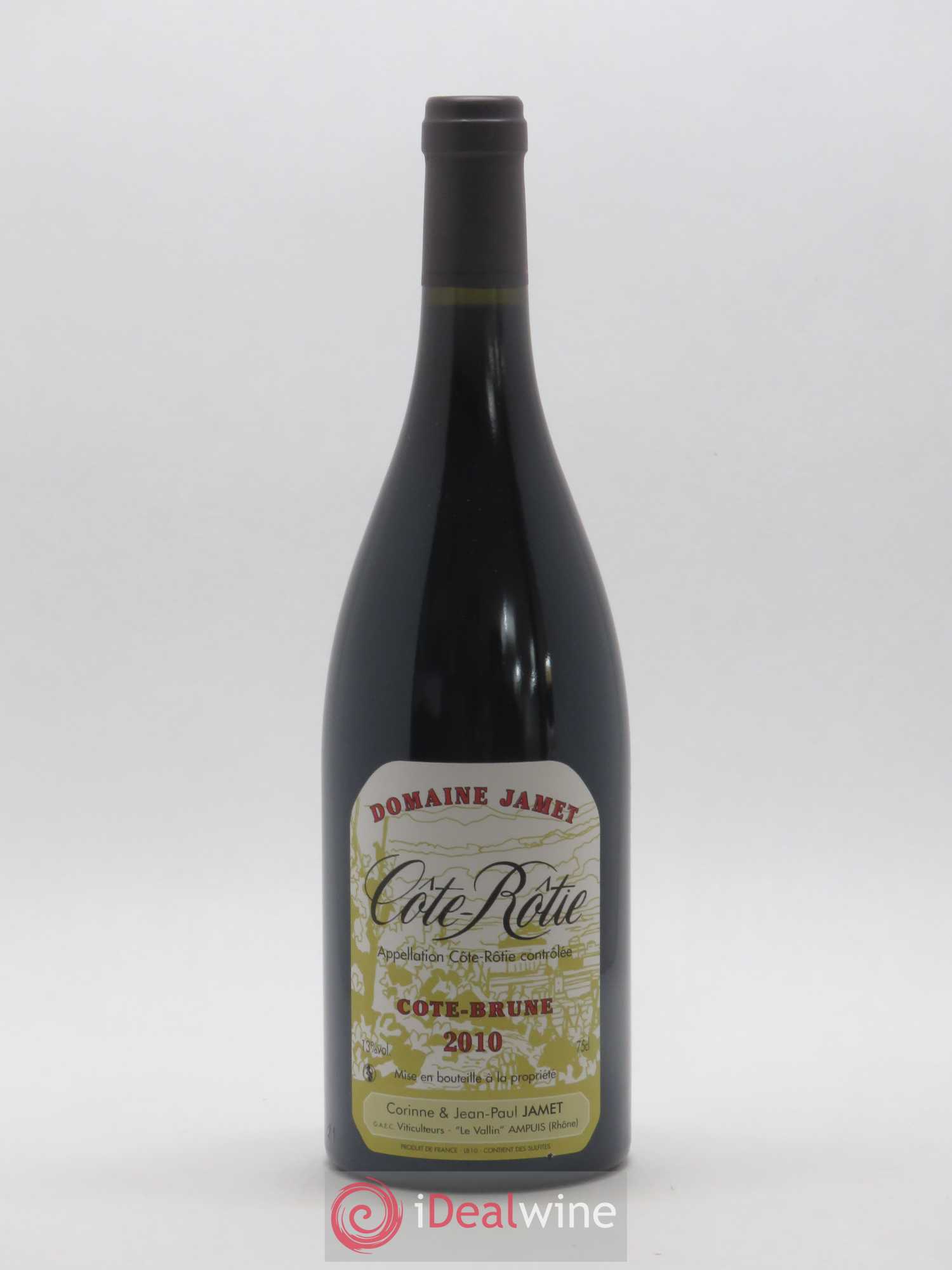 Côte-Rôtie Côte Brune Jamet (Domaine) 2010 - Lot de 1 bouteille - 0