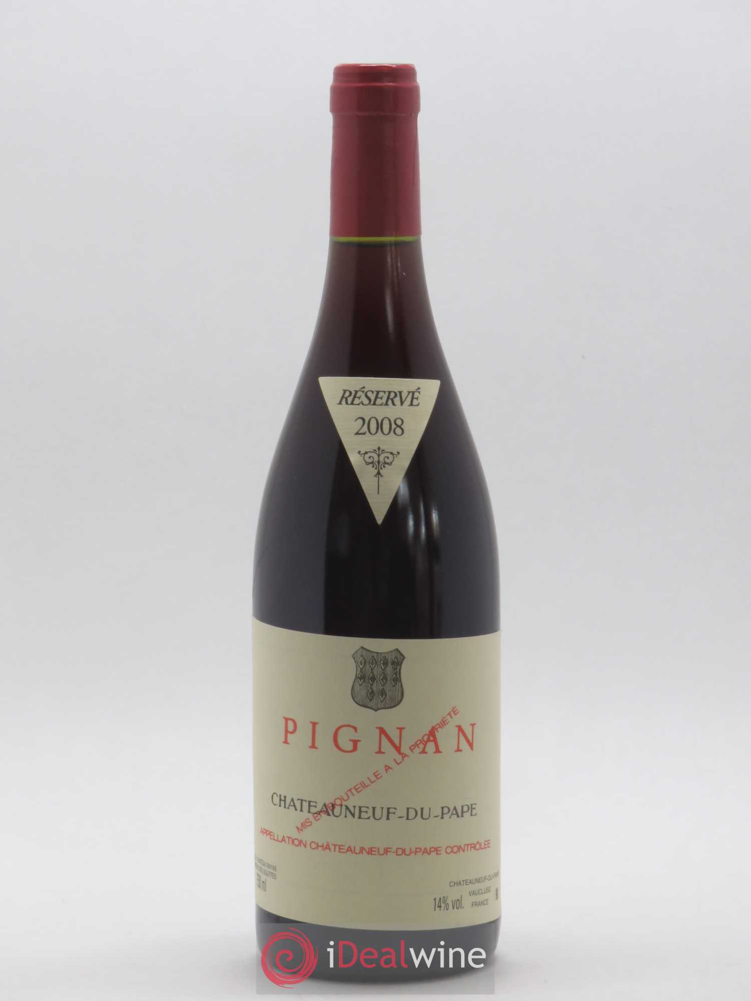 Châteauneuf-du-Pape Pignan Emmanuel Reynaud 2008 - Lot de 1 bouteille - 0