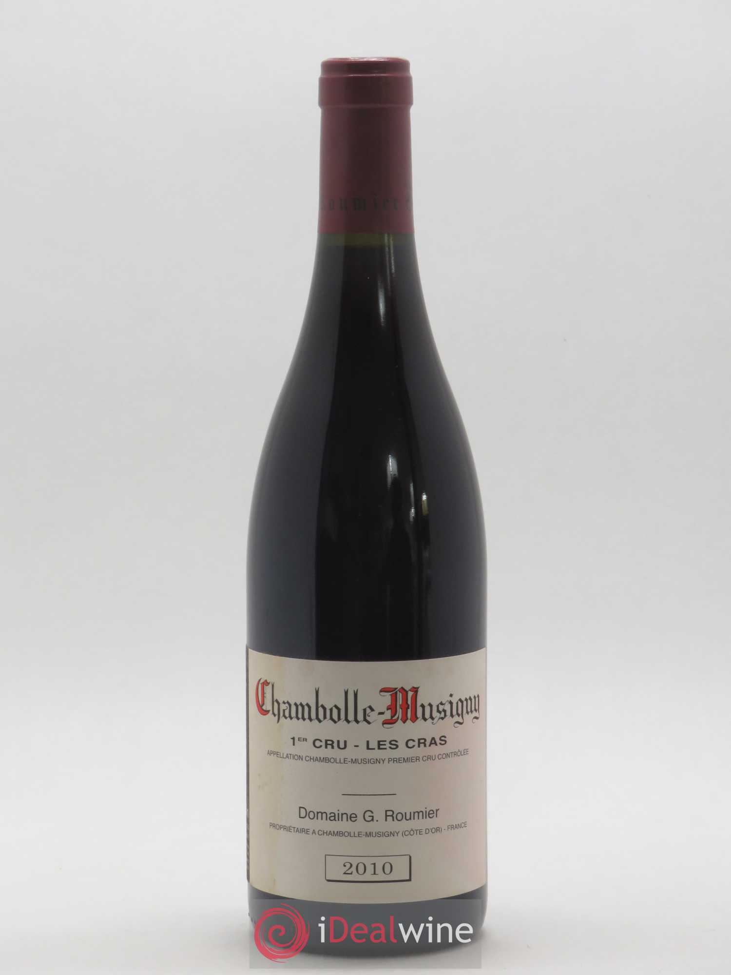 Chambolle-Musigny 1er Cru Les Cras Georges Roumier (Domaine) 2010 - Lot de 1 bouteille - 0