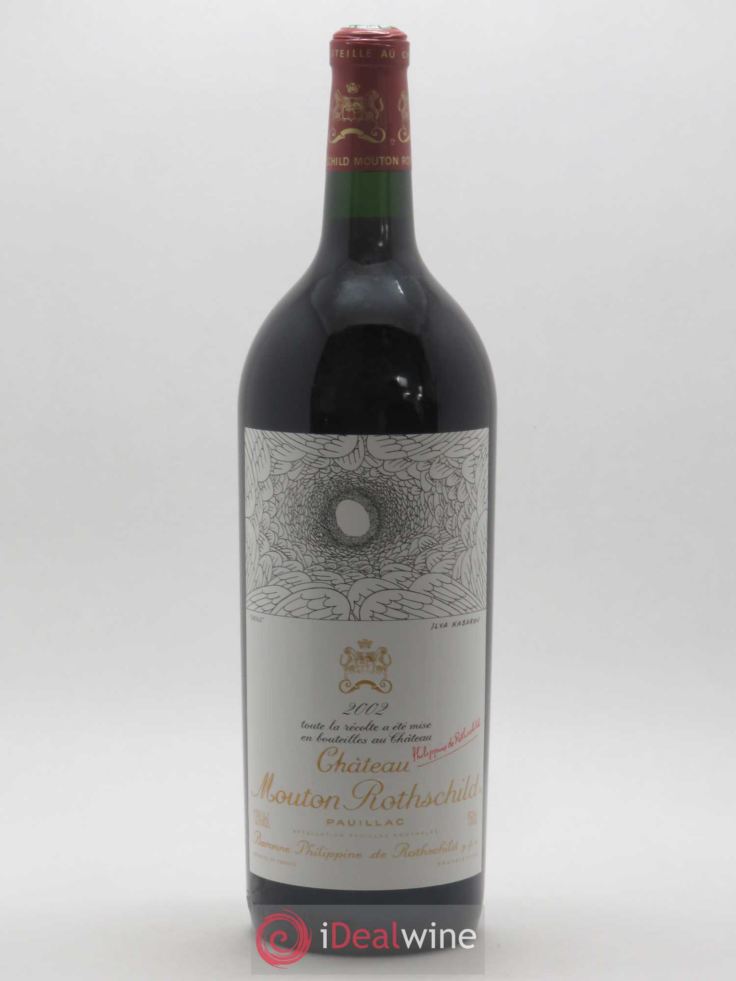Château Mouton Rothschild 1er Grand Cru Classé 2002 - Lot de 1 magnum - 0