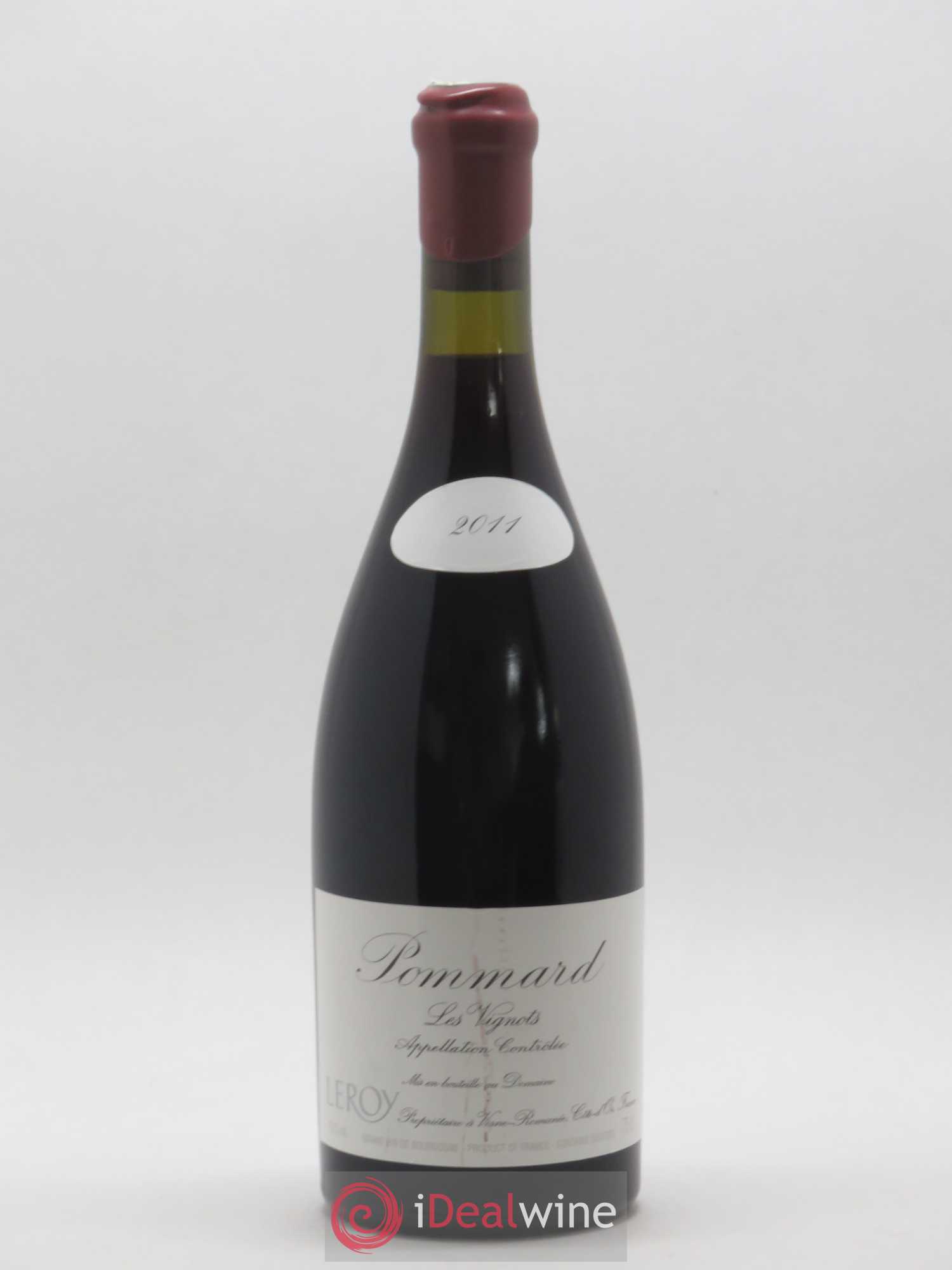 Pommard Les Vignots Leroy (Domaine) 2011 - Lot de 1 bouteille - 0