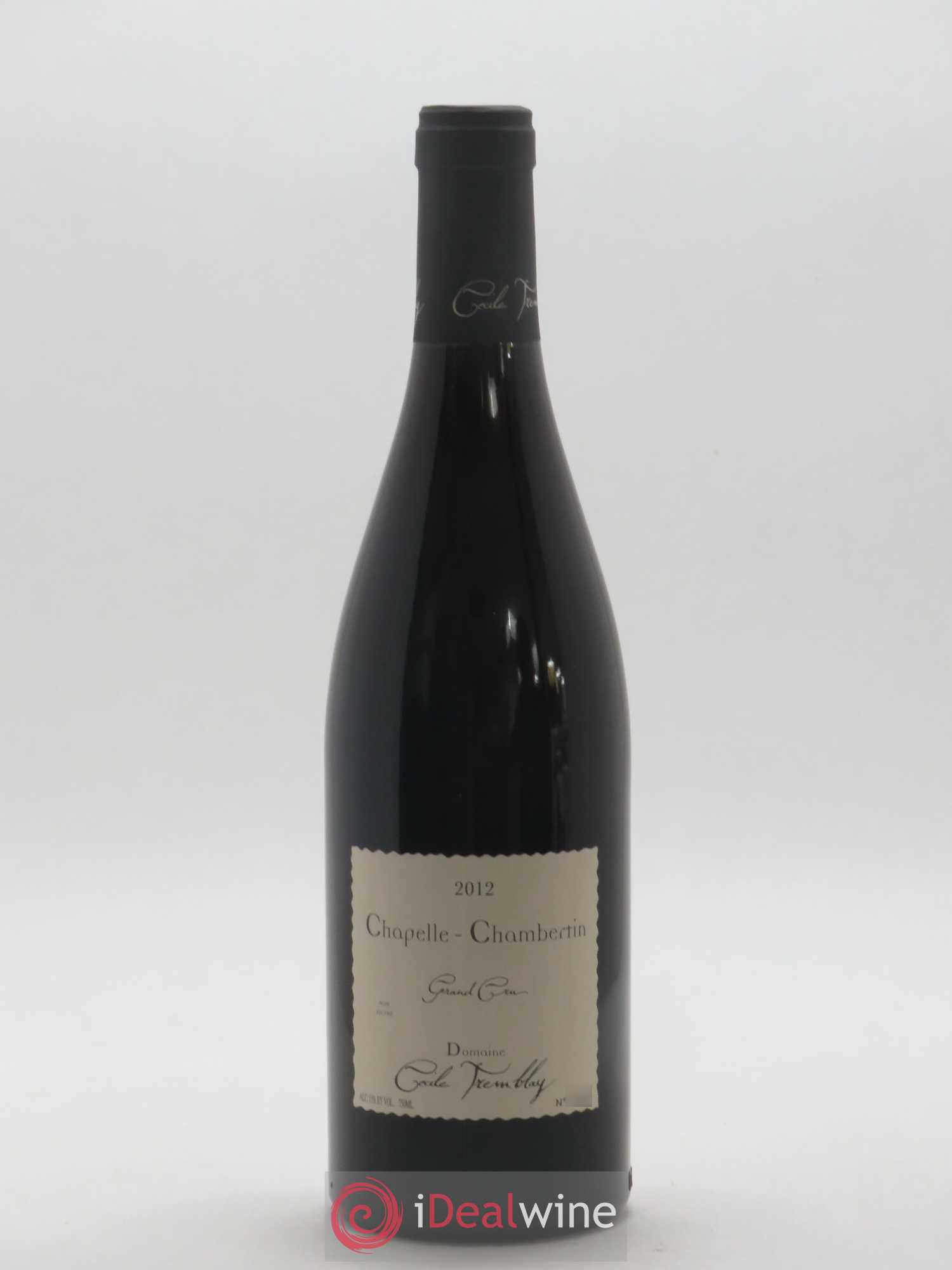 Chapelle-Chambertin Grand Cru Cécile Tremblay 2012 - Lot de 1 bouteille - 0