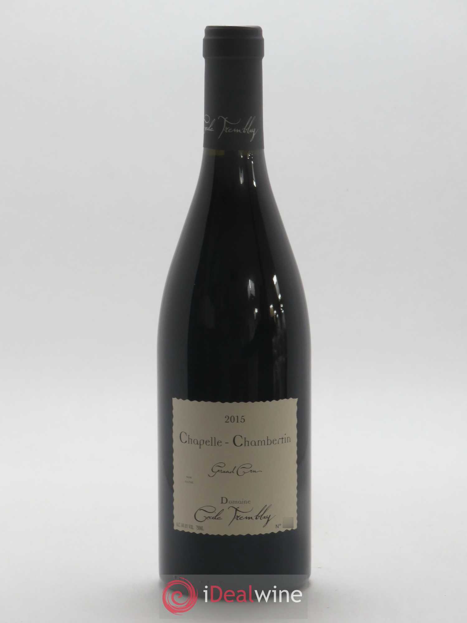Chapelle-Chambertin Grand Cru Cécile Tremblay (sans prix de réserve) 2015 - Lot de 1 bouteille - 0