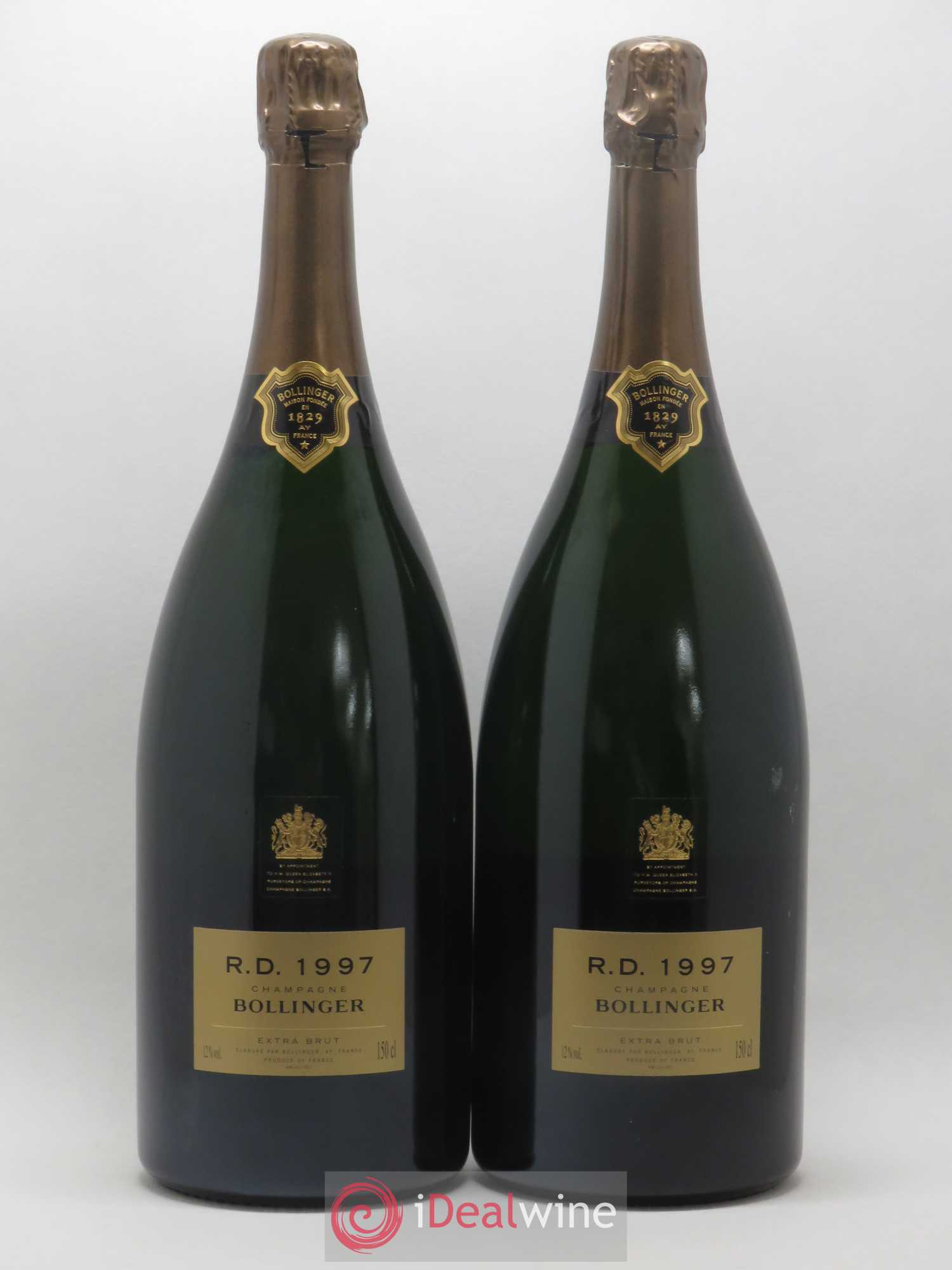 R.D. Extra-Brut Bollinger 1997 - Lot de 2 magnums - 0