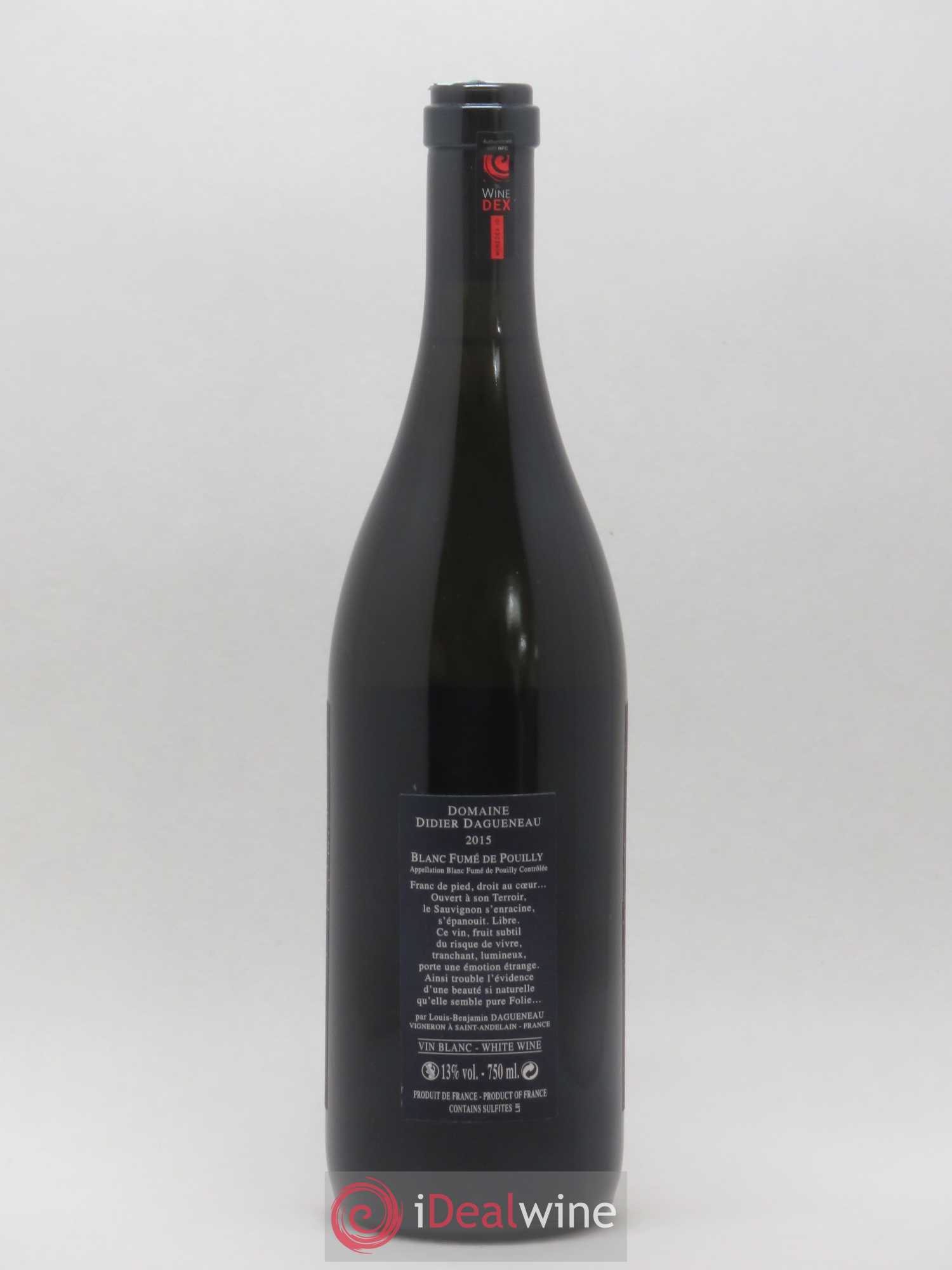 Pouilly-Fumé Astéroïde Dagueneau 2015 - Lot de 1 bouteille - 1