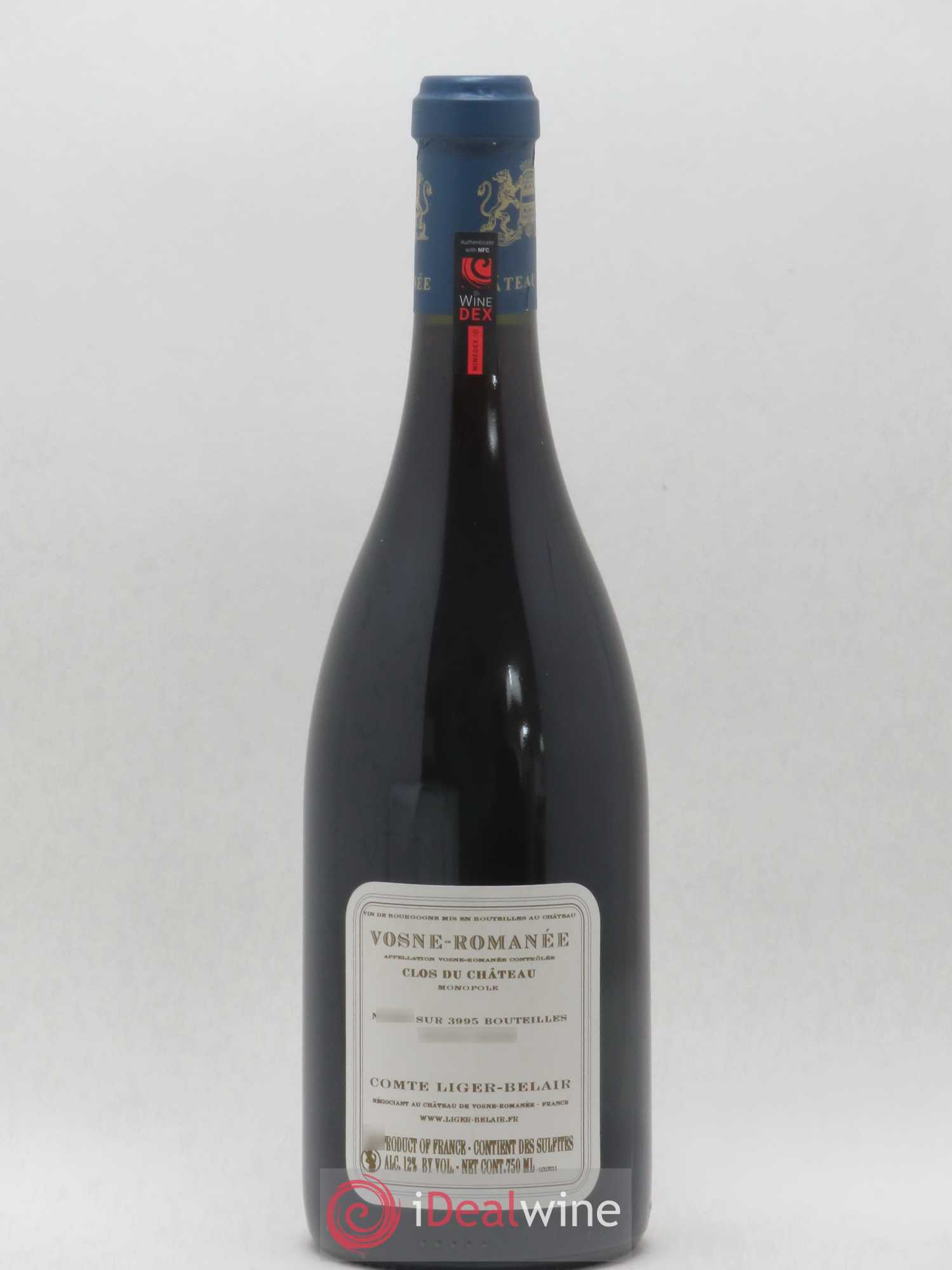 Vosne-Romanée Clos du Château Comte Liger-Belair (Domaine du) 2011 - Lot de 1 bouteille - 1