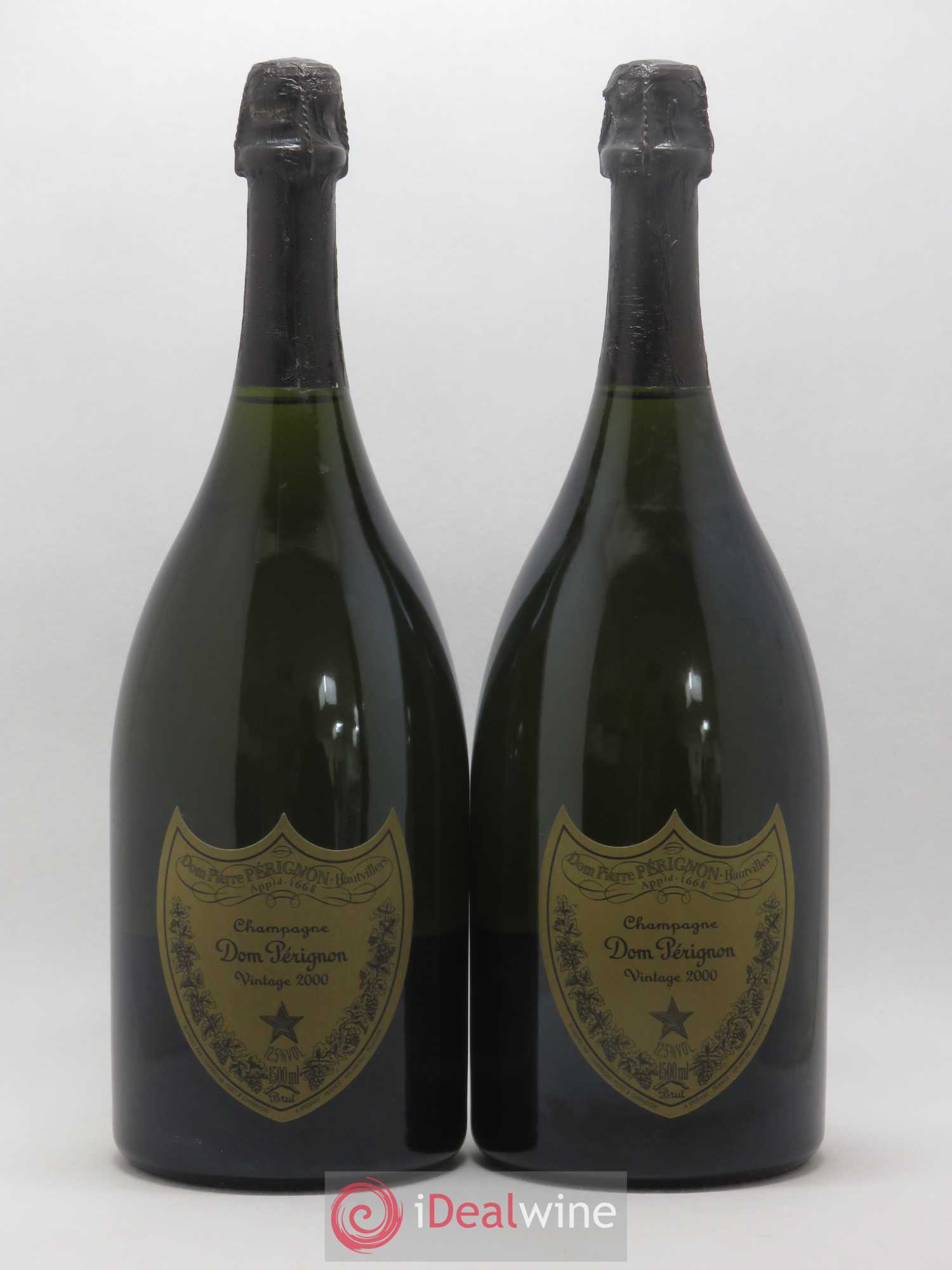 Brut Dom Pérignon 2000 - Lot de 2 magnums - 0