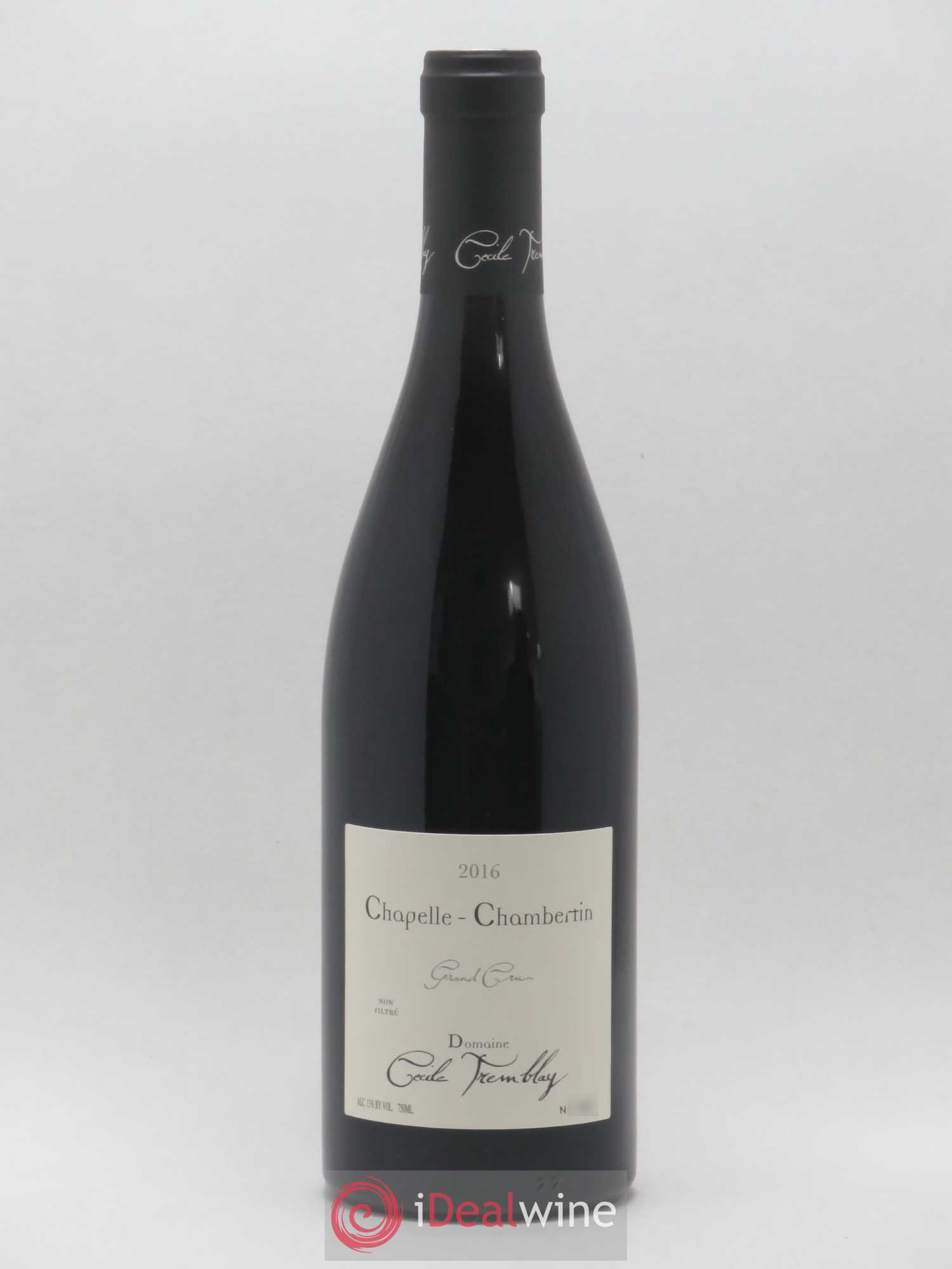 Chapelle-Chambertin Grand Cru Cécile Tremblay 2016 - Lot de 1 bouteille - 0