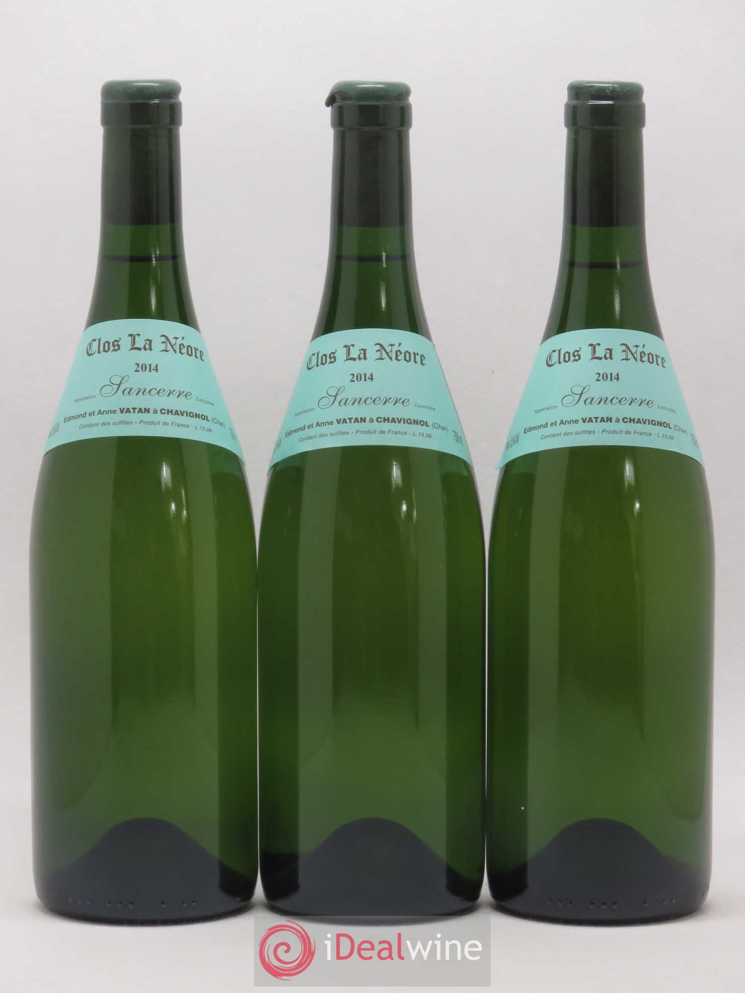 Sancerre Clos la Neore Edmond Vatan 2014 - Lot de 3 bouteilles - 0