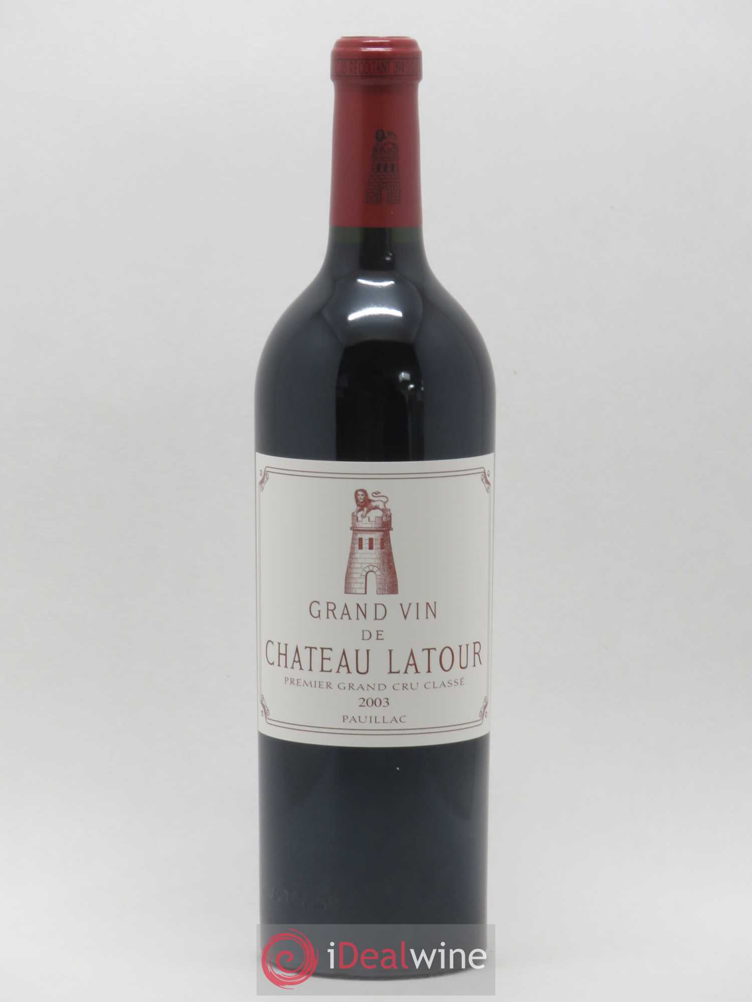 Château Latour 1er Grand Cru Classé 2003 - Lot de 1 bouteille - 0