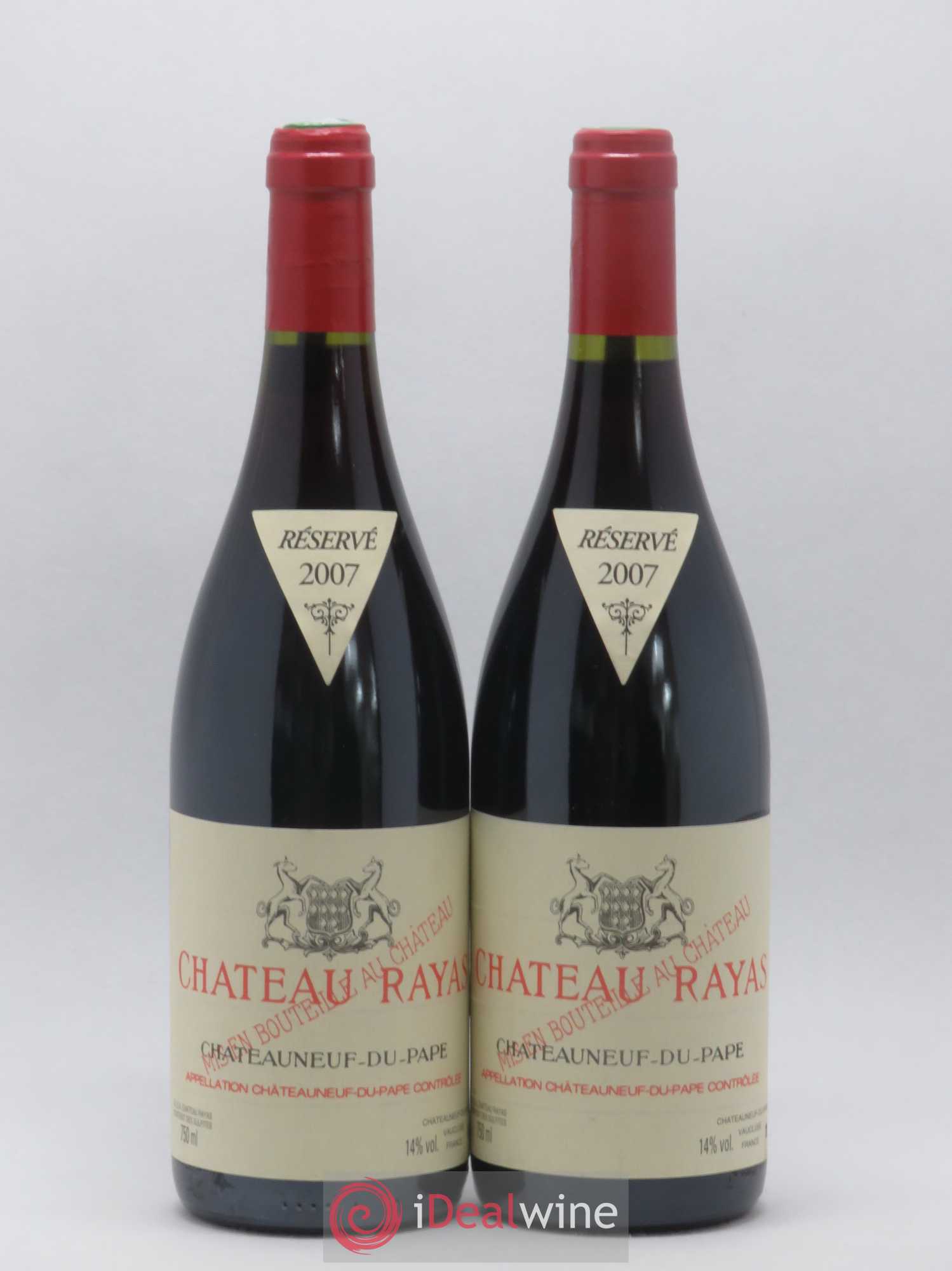 Châteauneuf-du-Pape Château Rayas Emmanuel Reynaud 2007 - Lot de 2 bouteilles - 0