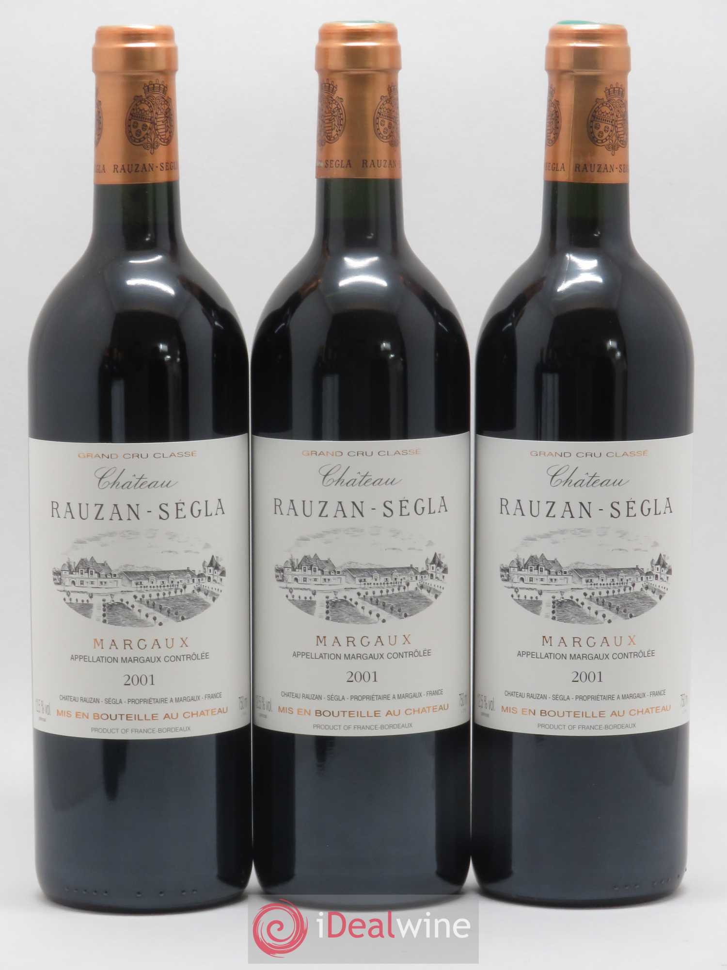 Château Rauzan Ségla Grand Cru Classé 2001 - Lot de 12 bouteilles - 2