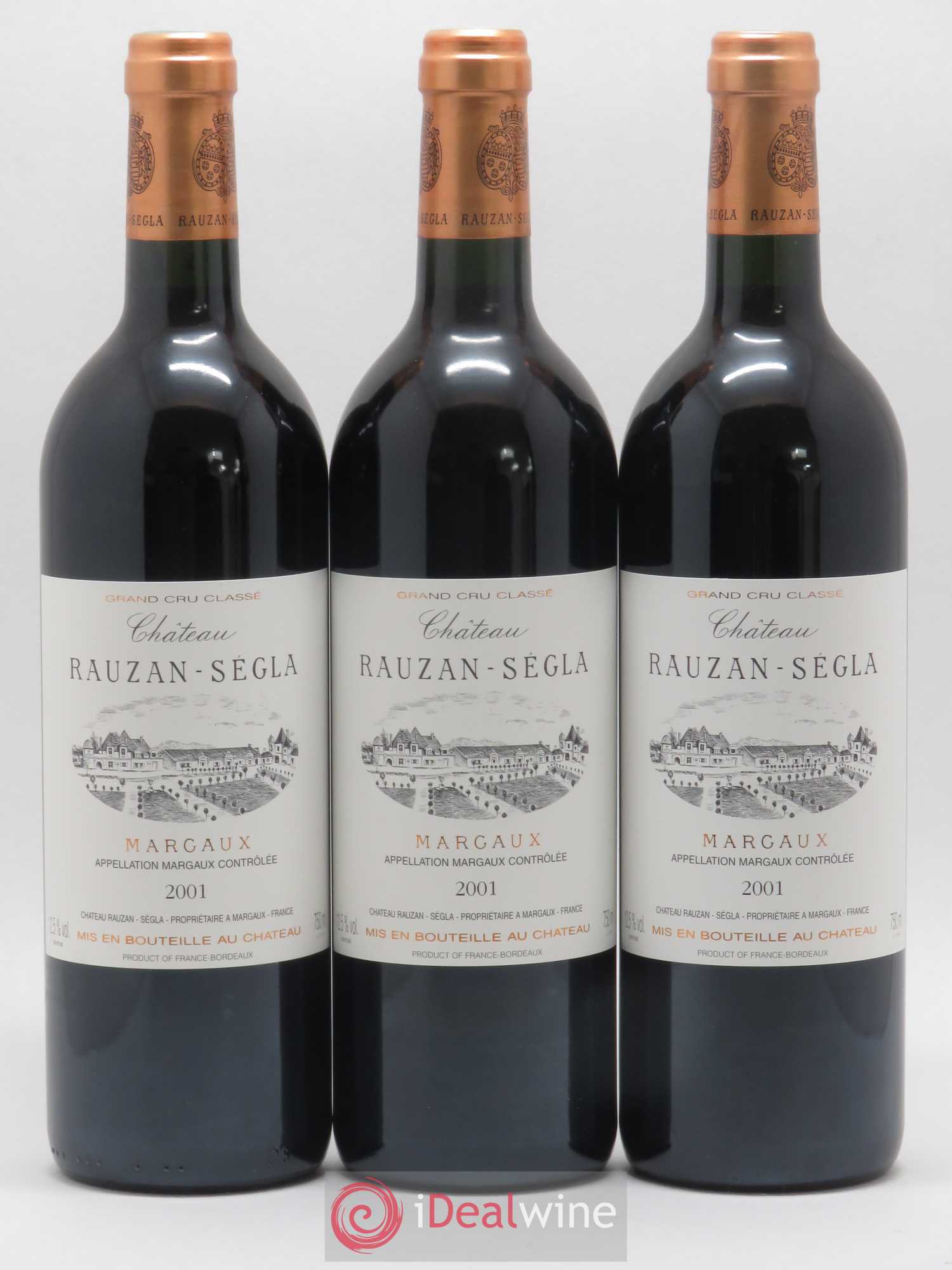 Château Rauzan Ségla Grand Cru Classé 2001 - Lot de 12 bouteilles - 4