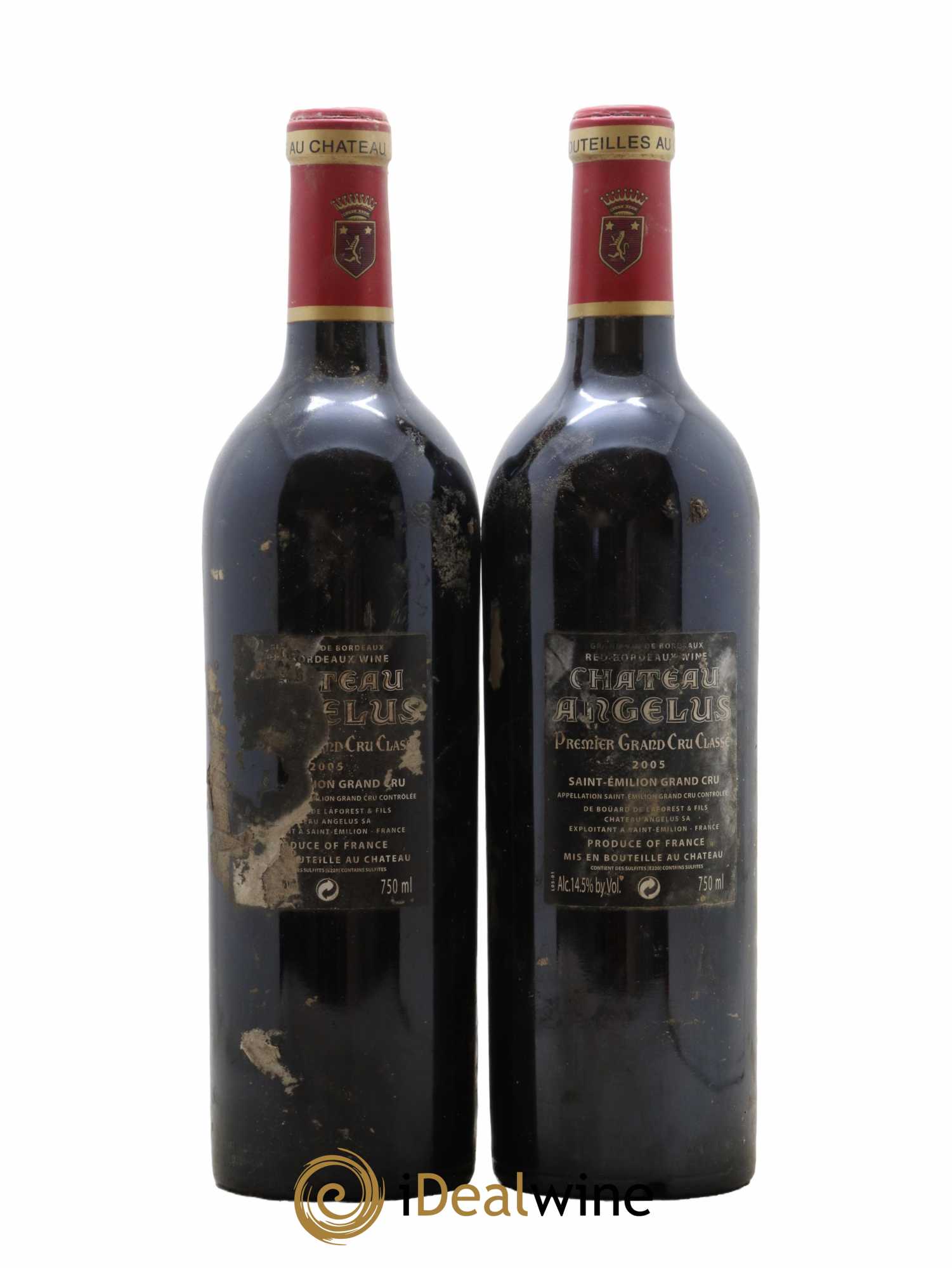 Château Angélus 1er Grand Cru Classé A 2005 - Lot de 2 bouteilles - 1