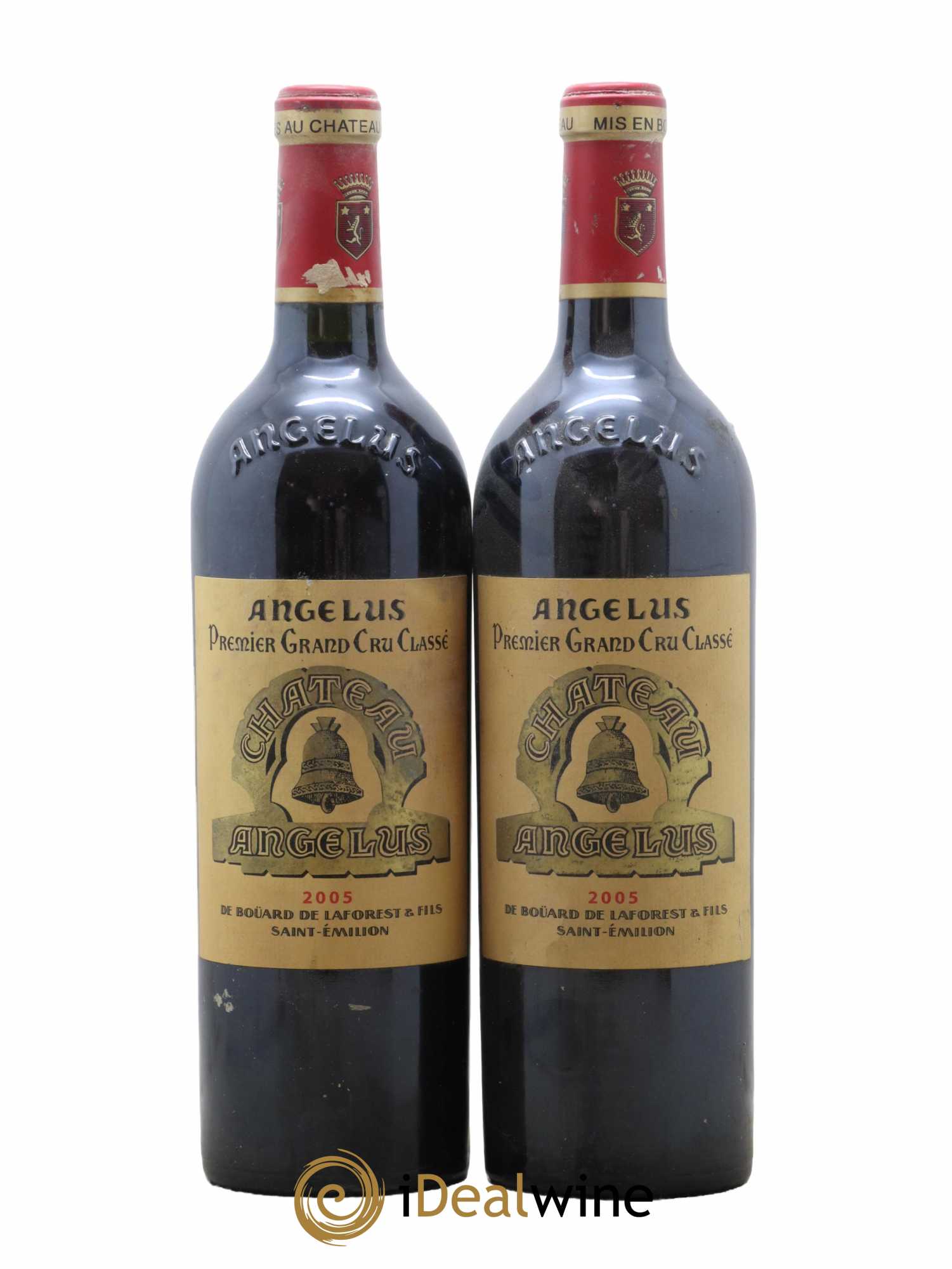 Château Angélus 1er Grand Cru Classé A 2005 - Lot de 2 bouteilles - 0