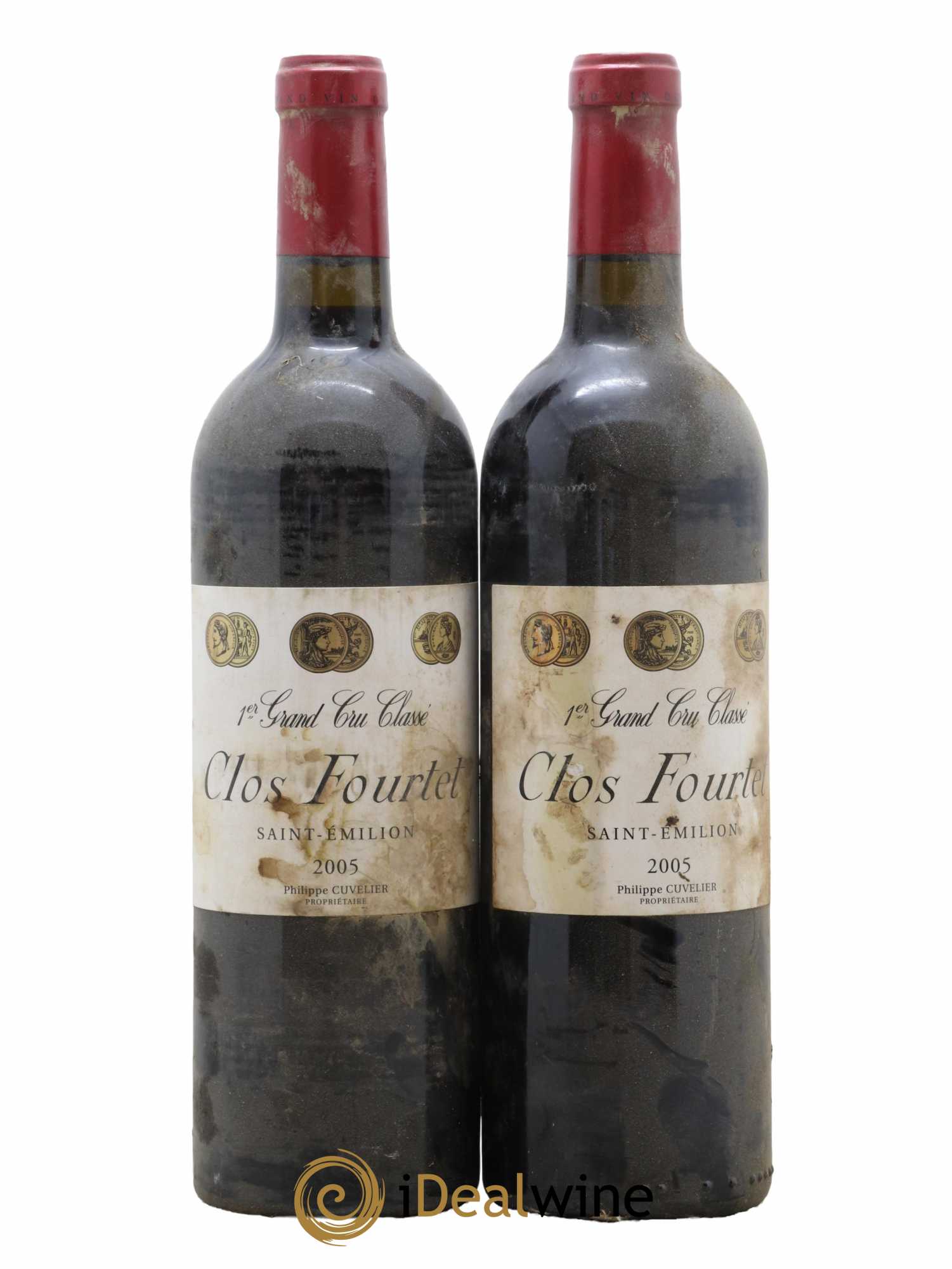 Clos Fourtet 1er Grand Cru Classé B 2005 - Lot de 2 bouteilles - 0