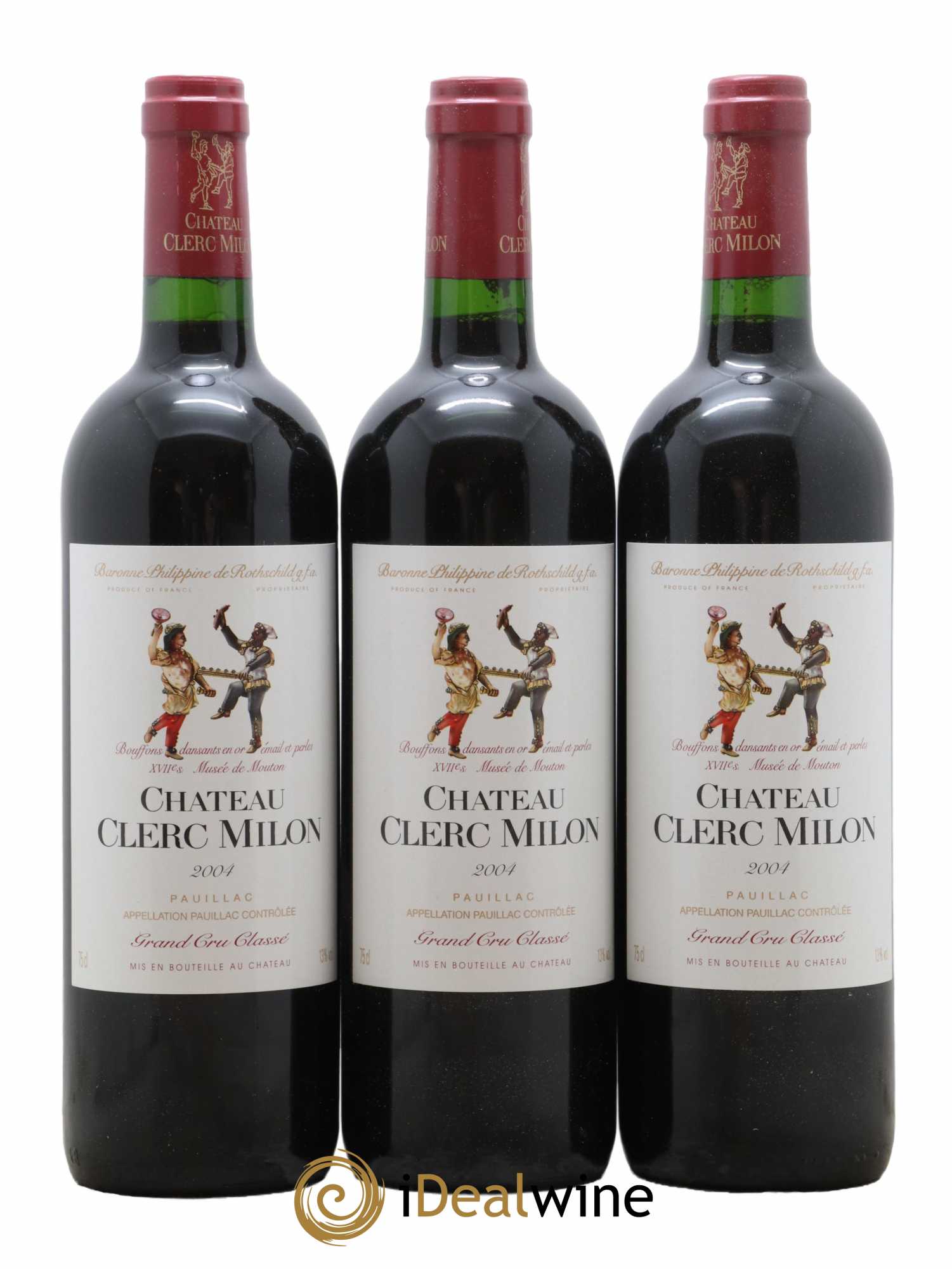 Château Clerc Milon 5ème Grand Cru Classé 2004 - Lot de 6 bouteilles - 2