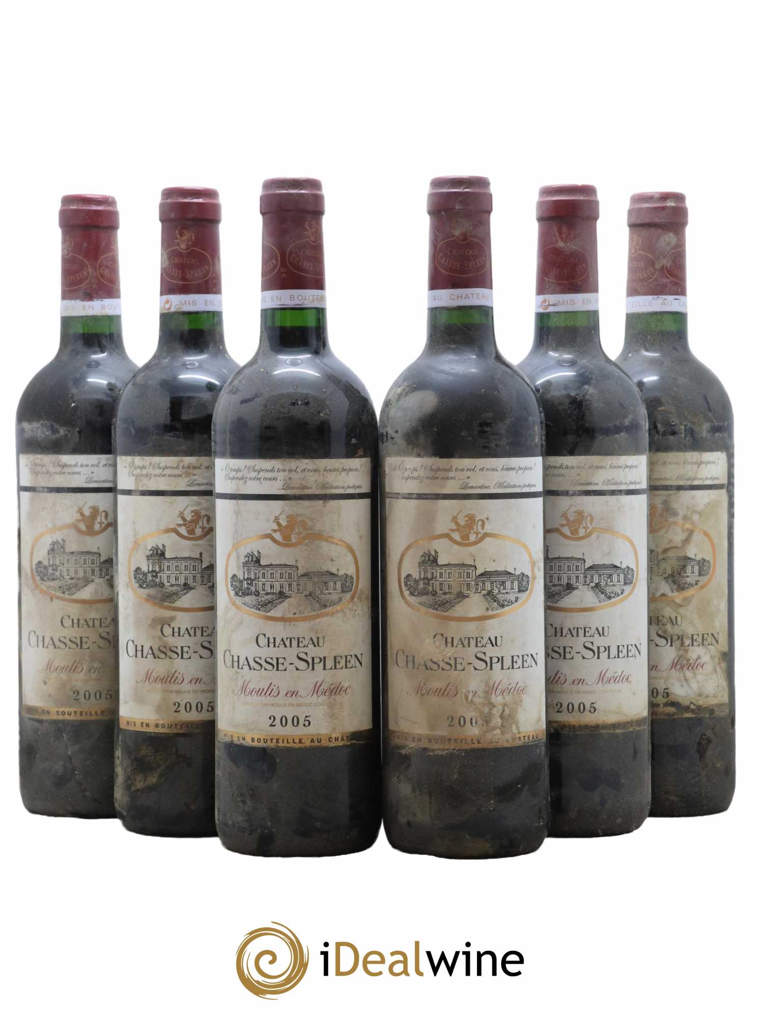 Château Chasse Spleen 2005 - Lot de 6 bouteilles - 0