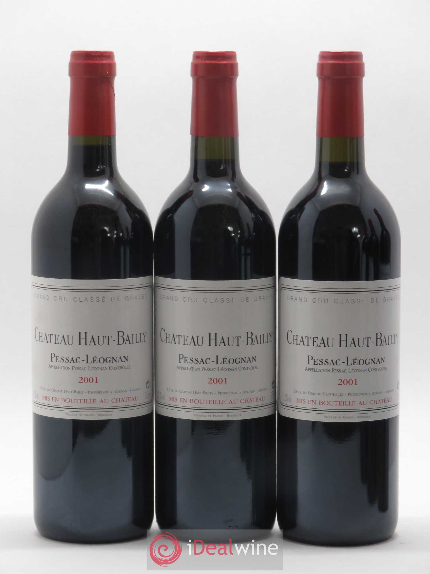 Château Haut-Bailly Cru Classé de Graves 2001 - Lot de 12 bouteilles - 2