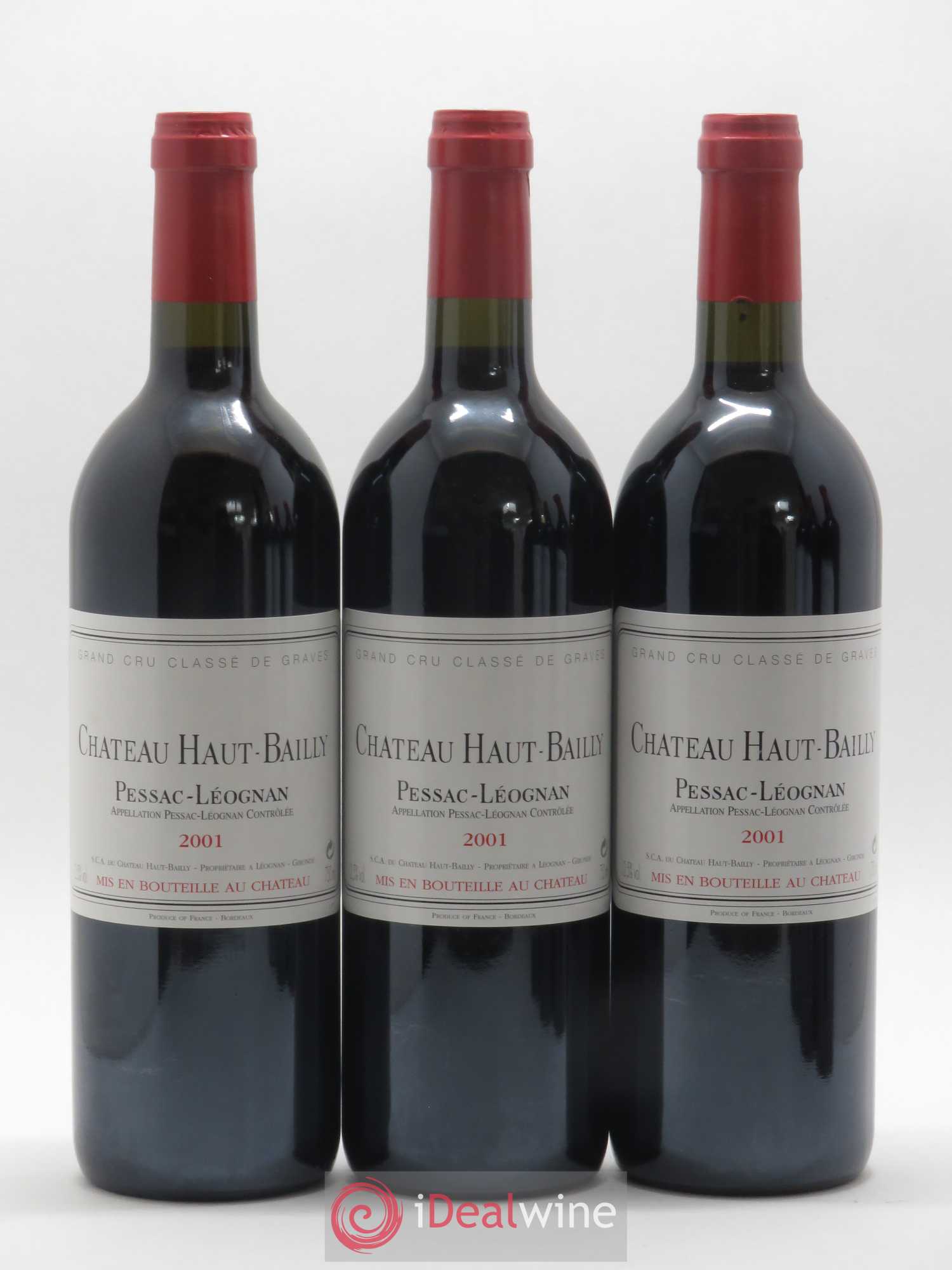 Château Haut-Bailly Cru Classé de Graves 2001 - Lot de 12 bouteilles - 3