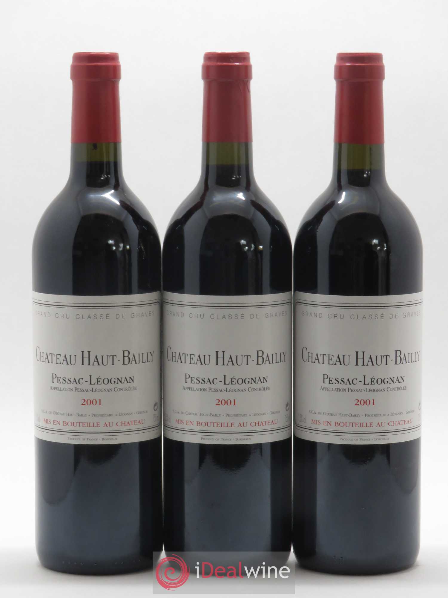 Château Haut-Bailly Cru Classé de Graves 2001 - Lot de 12 bouteilles - 4