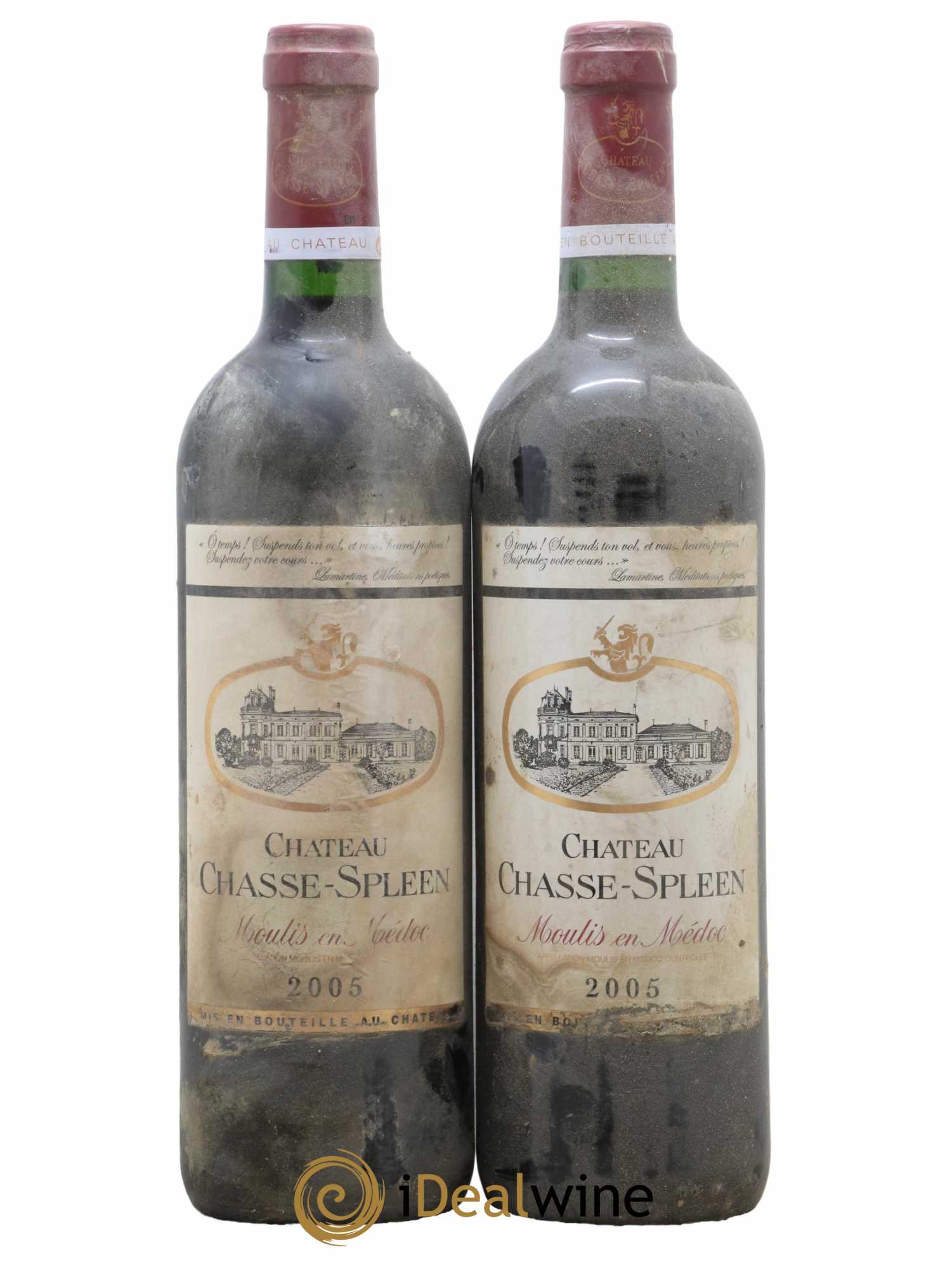 Château Chasse Spleen 2005 - Lot de 2 bouteilles - 0