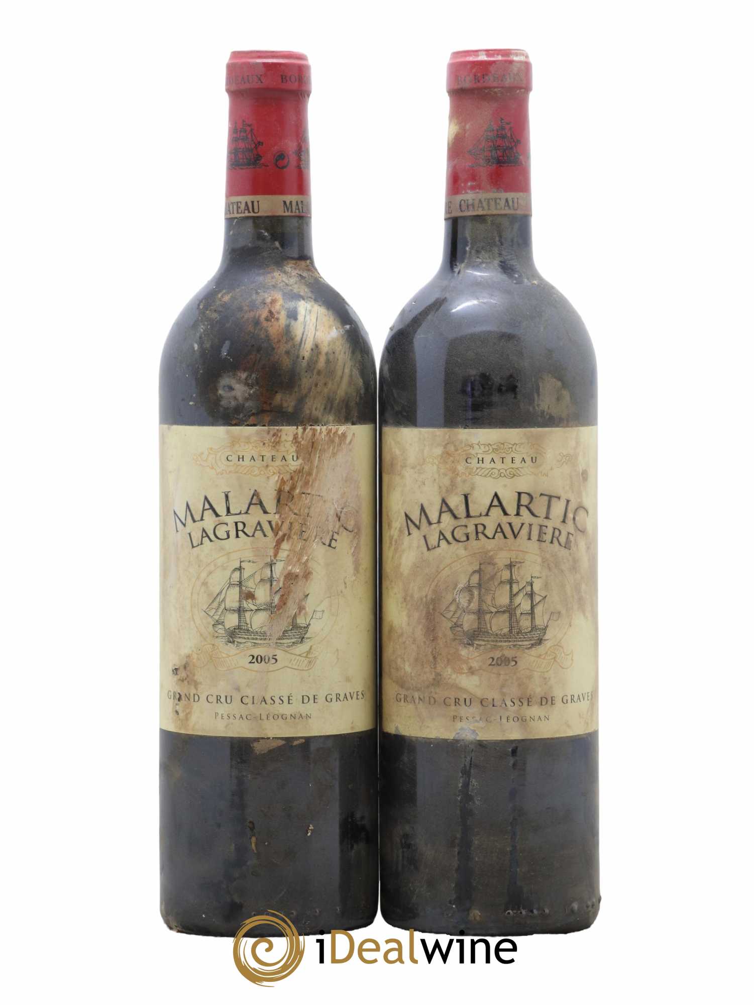 Château Malartic-Lagravière Cru Classé de Graves 2005 - Lot de 2 bouteilles - 0