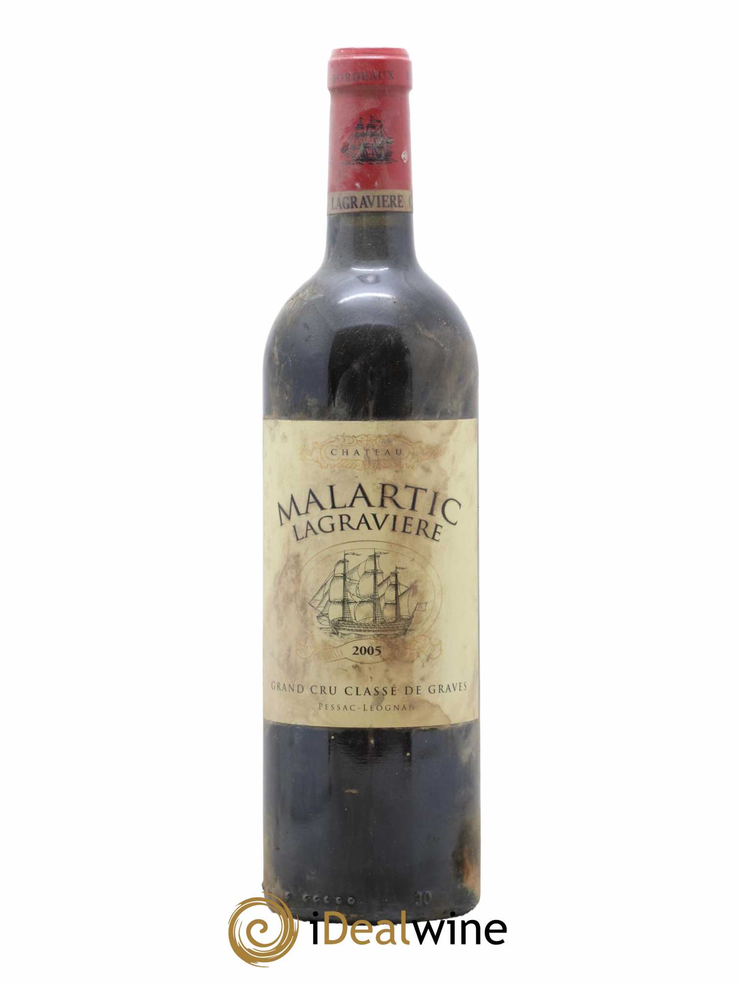Château Malartic-Lagravière Cru Classé de Graves 2005 - Lot de 1 bouteille - 0